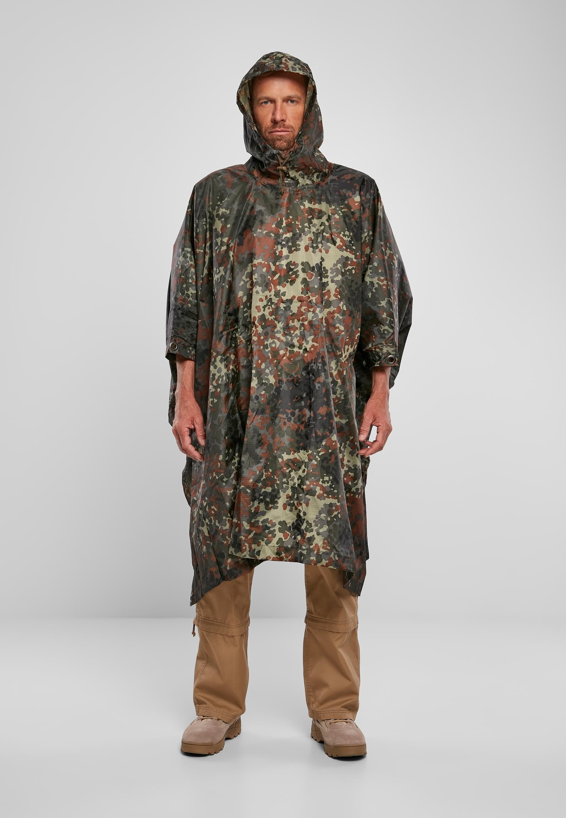 Brandit Allwetterjacke »Brandit Herren Ripstop Poncho«, (1 St.), ohne Kapuze