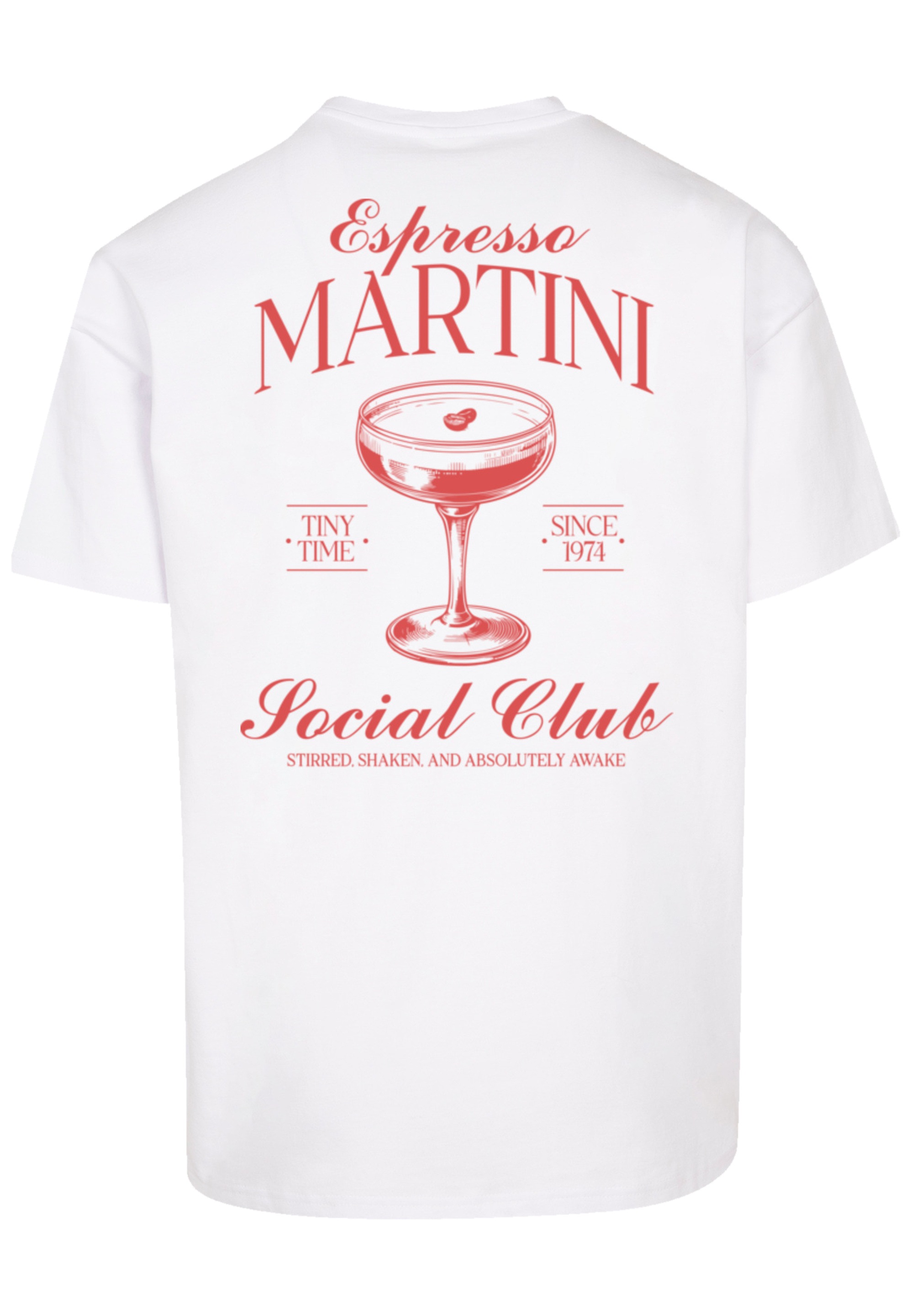 F4NT4STIC T-Shirt »Espresso Martini Social Club« Premium Qualität