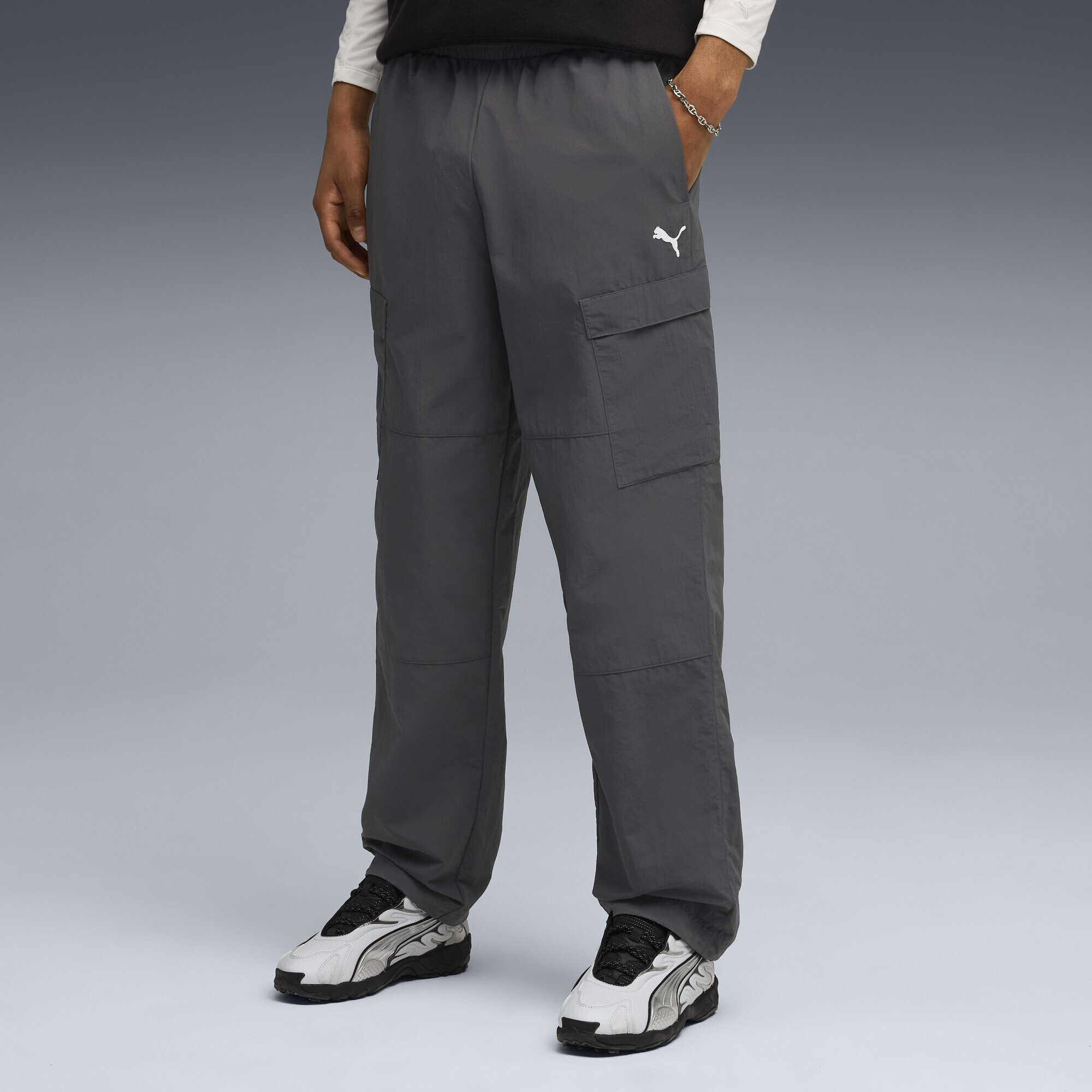 PUMA Sporthose »WARDROBE ESS Relaxed Cargohose Herren«