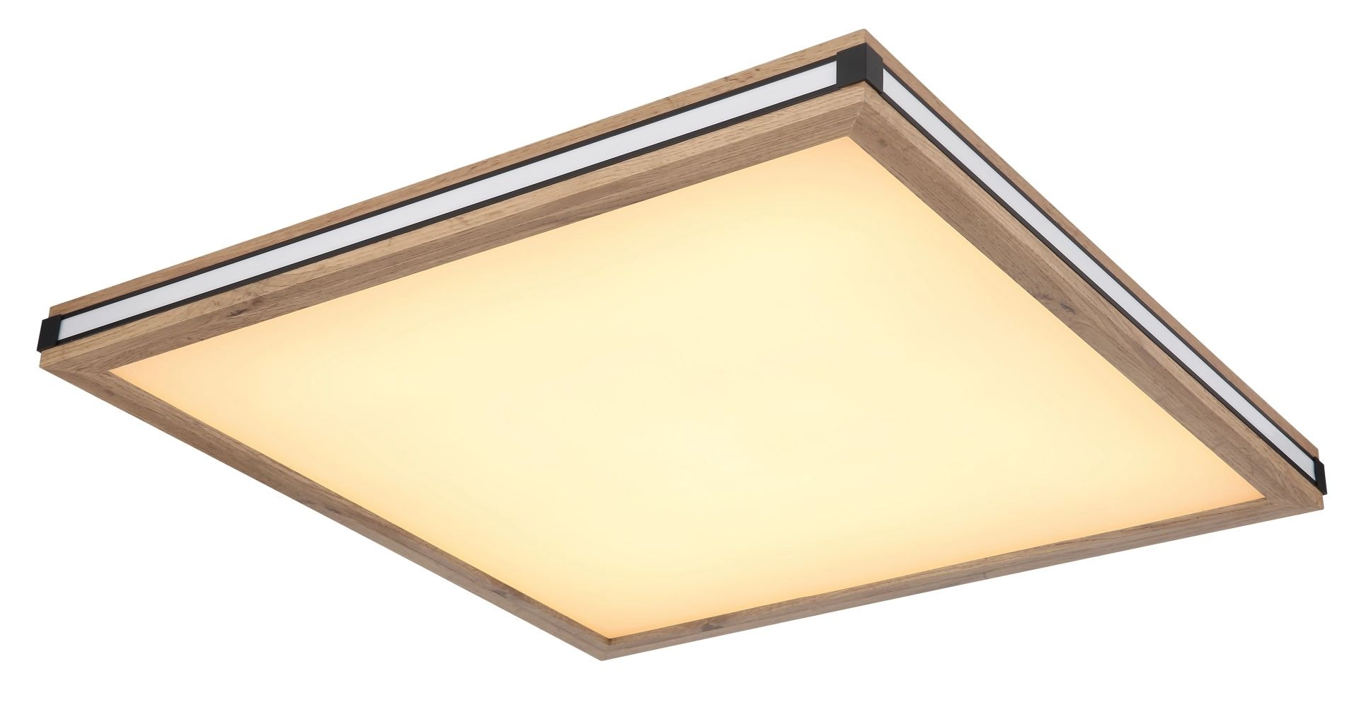 GLOBO LIGHTING Deckenleuchte »CARLA«, Leuchtmittel LED-Modul | LED fest integriert, quadratische Deckenlampe, Wohnzimmer, Licht 3 Stufen