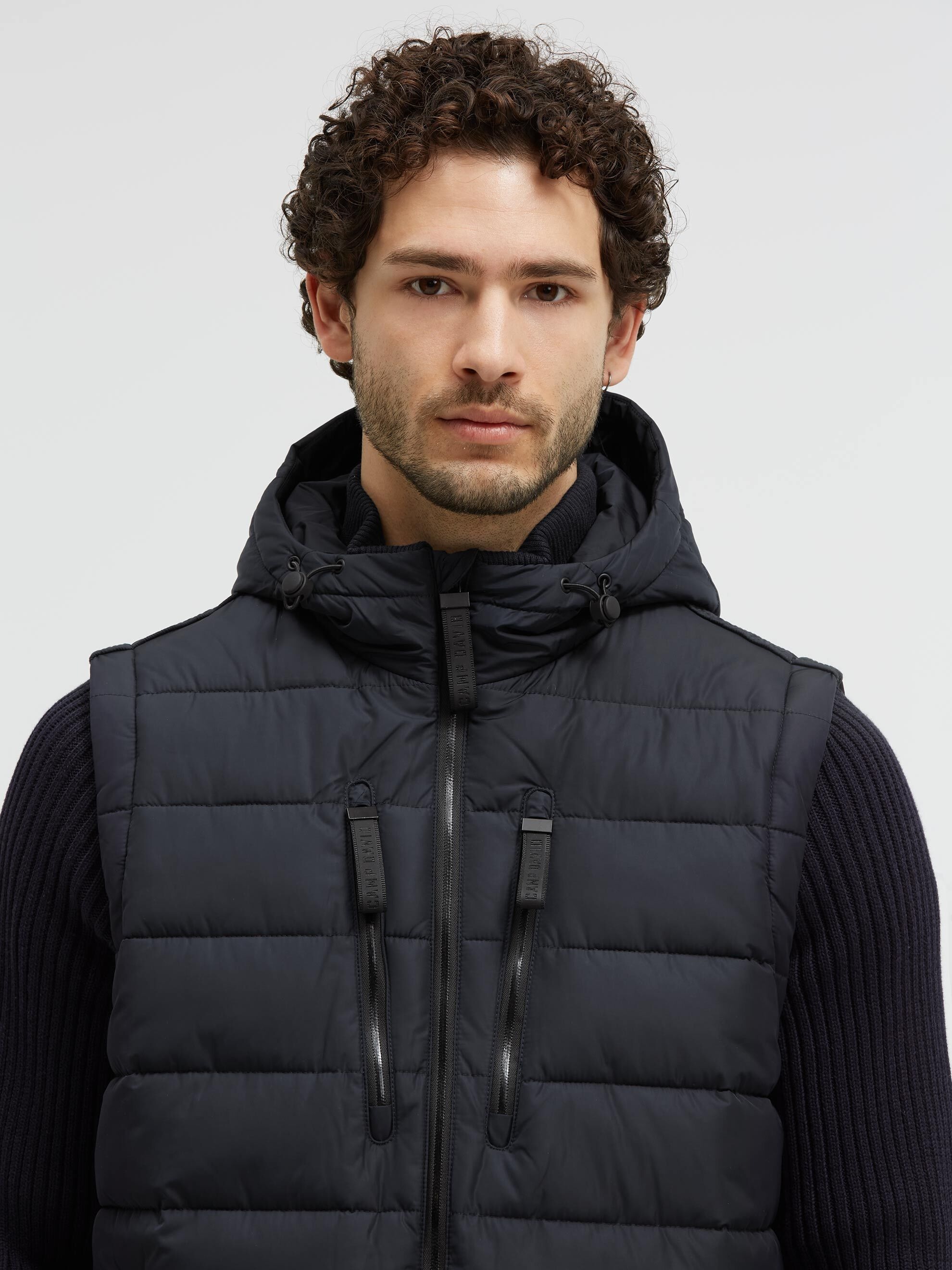 CAMP DAVID Winterjacke mit Kapuze mit Brusttaschen