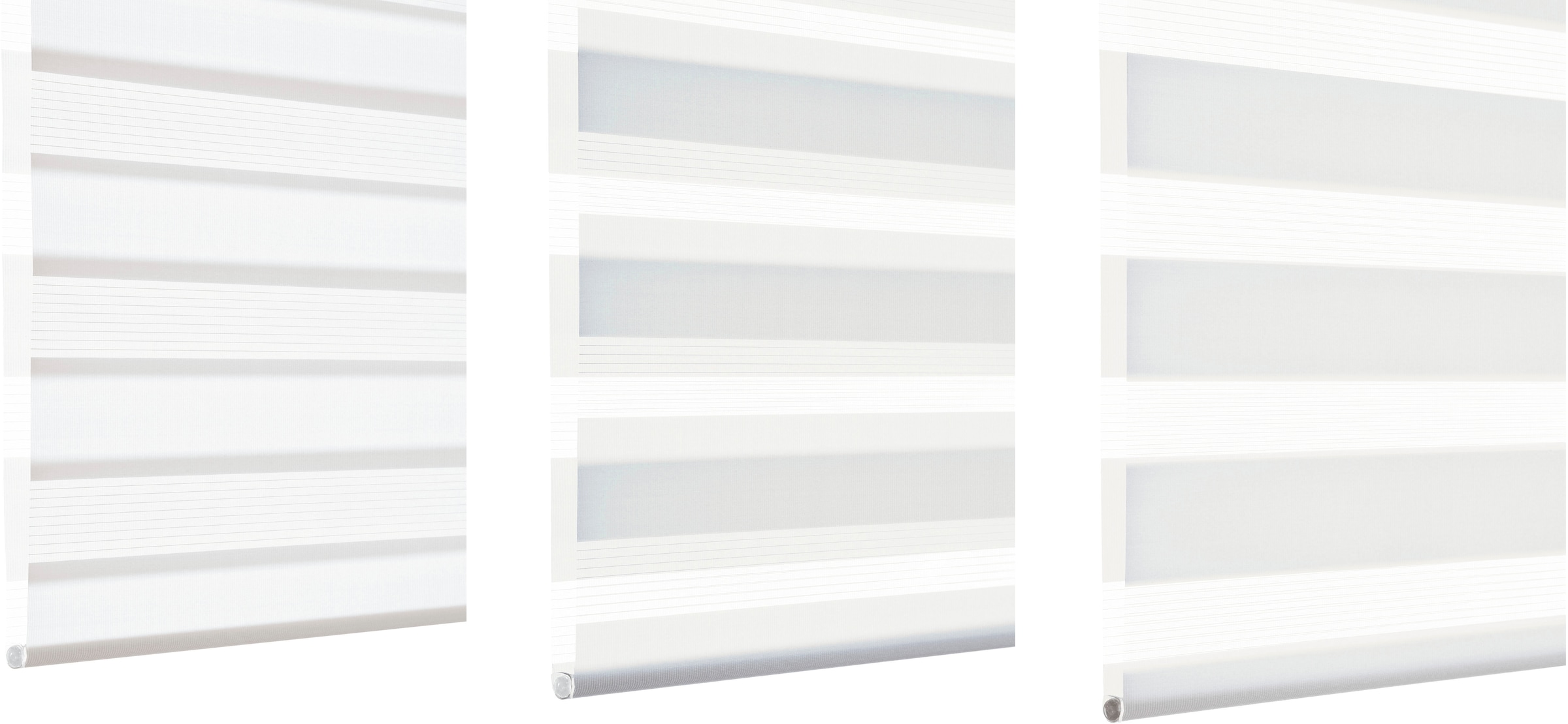 my home Seitenzugrollo »Duo Klemmrollo Easyfix«, Lichtschutz, Sichtschutz, ohne Bohren, freihängend, halbtransparent, vormontiert auf Montageschiene