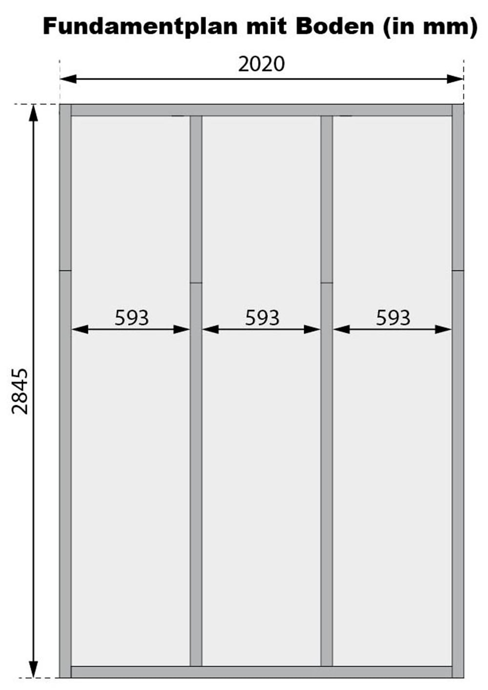 Karibu Gerätehaus »Argonium 2,5«