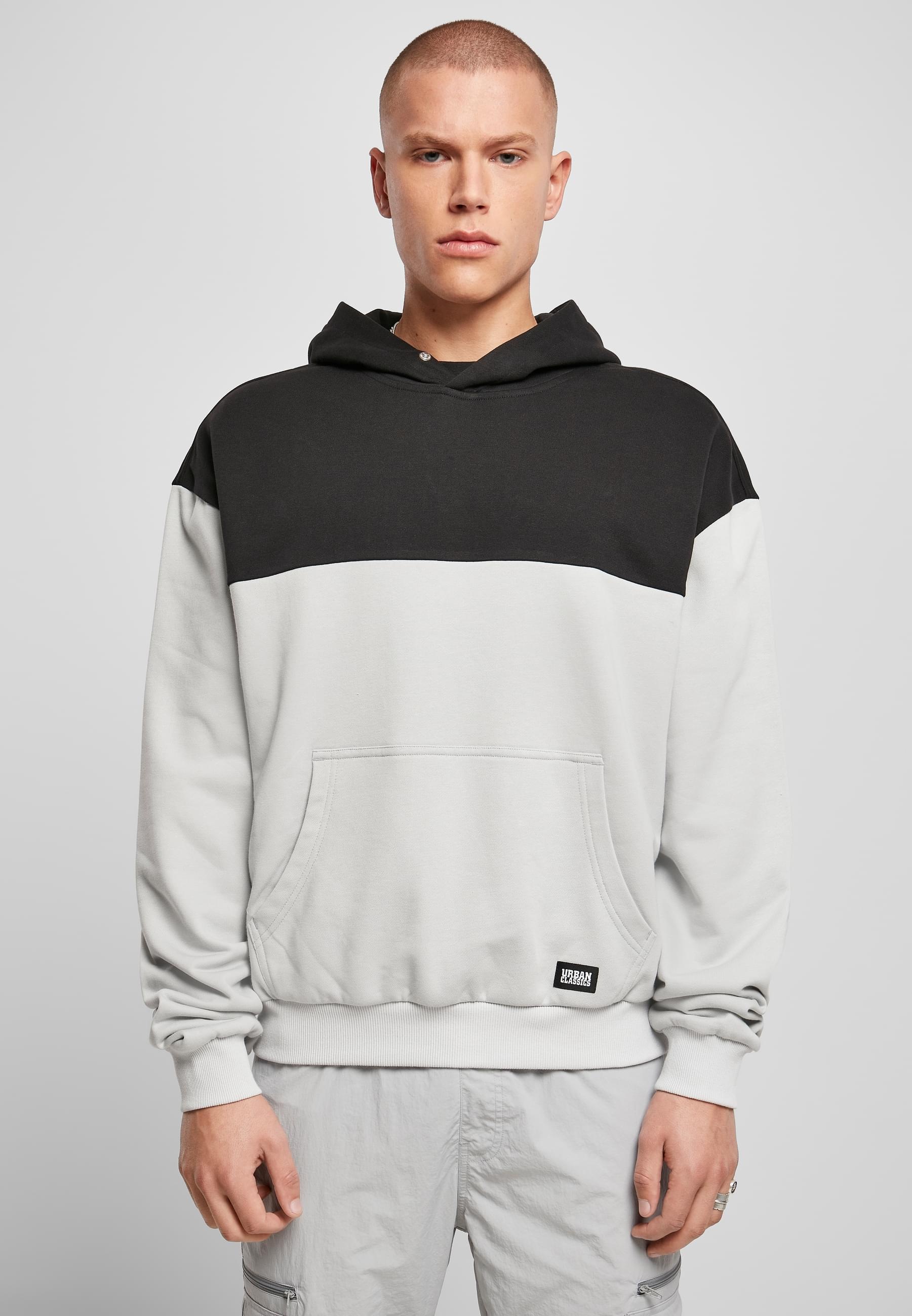 URBAN CLASSICS Sweatshirt »Urban Classics Herren Upper Block Hoody«, (1 tlg.)
