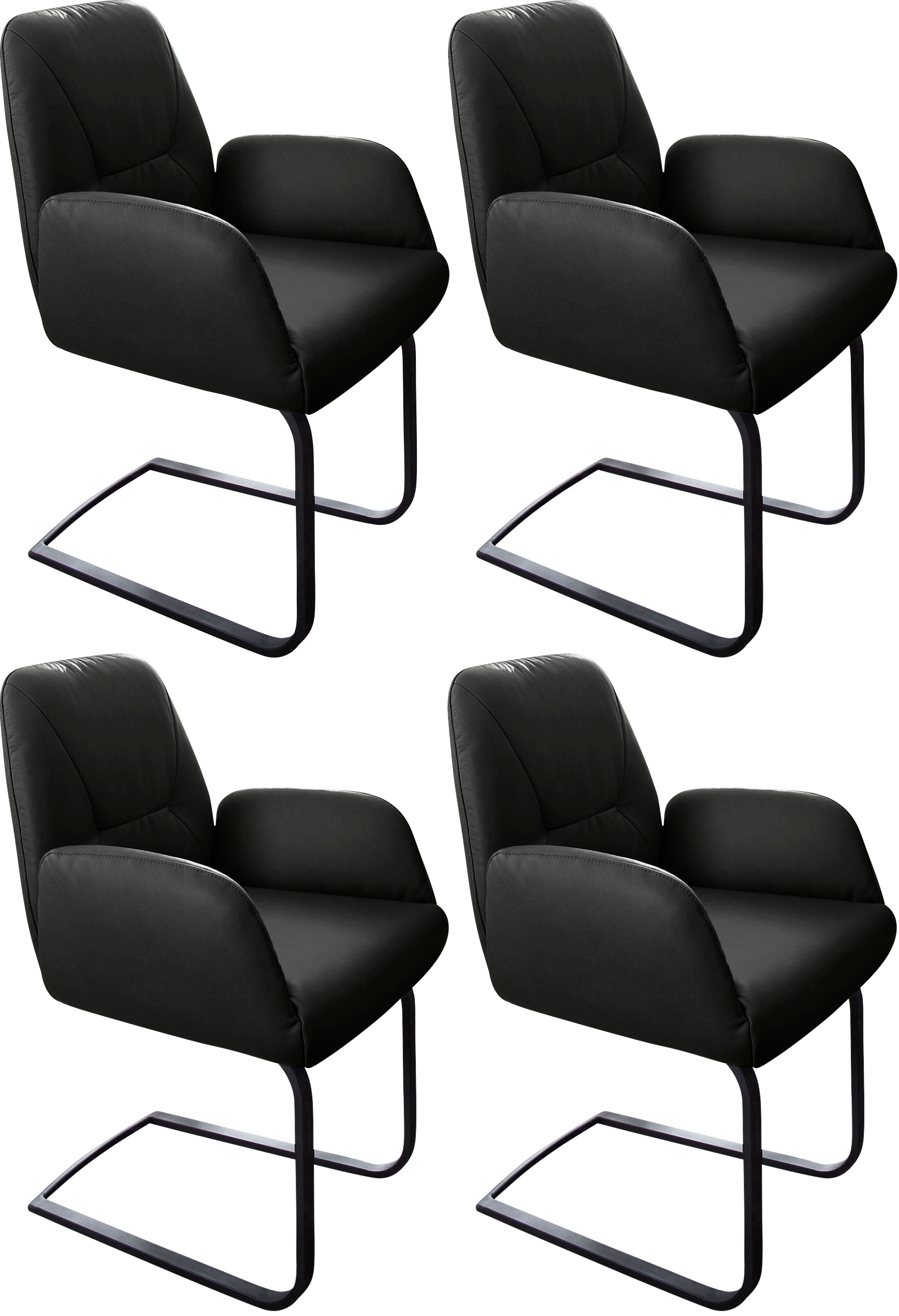 W.SCHILLIG Freischwinger "ole" (Set) 4 Stk. Longlife Xtra-Leder Z59 2er- od günstig online kaufen
