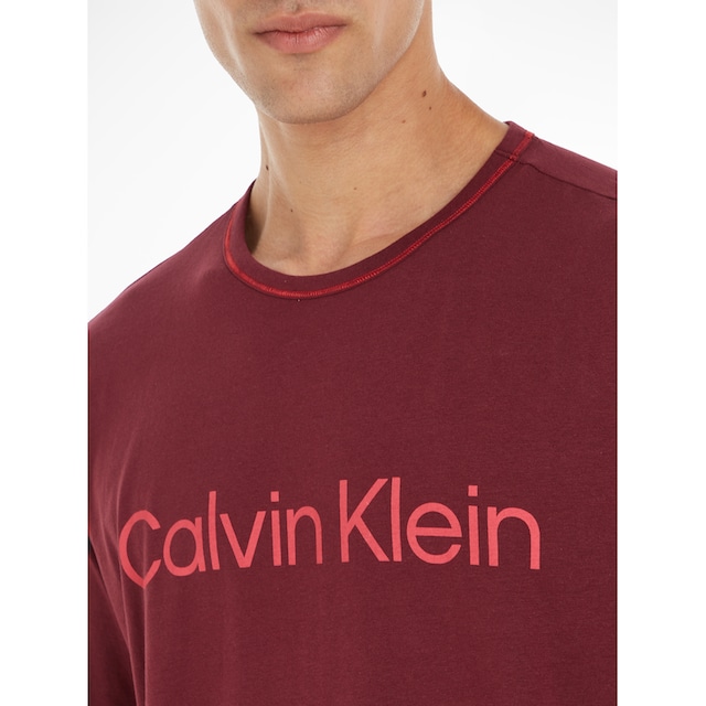 Calvin Klein T-Shirt »S/S CREW NECK«, mit Logodruck auf der Brust ▷  bestellen | BAUR