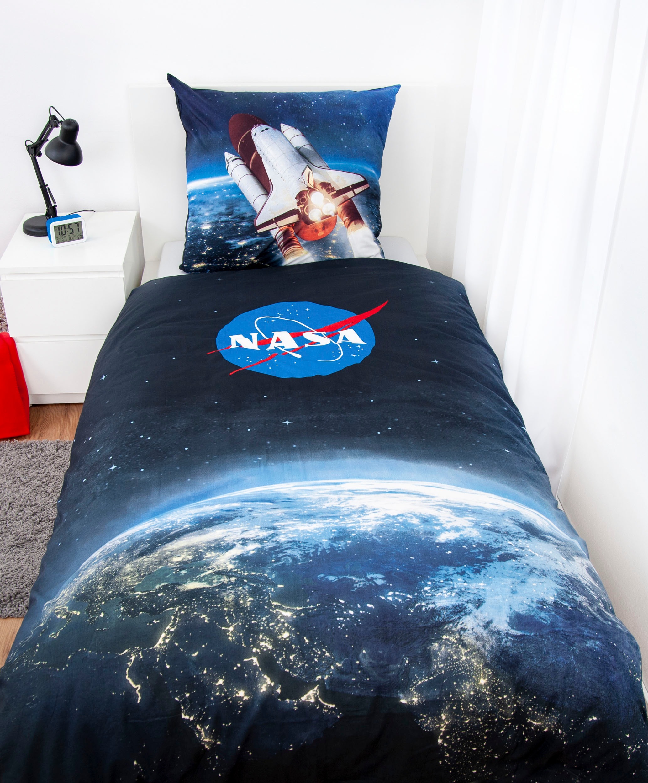 NASA Wendebettwäsche "Nasa" 2 Stk. günstig online kaufen