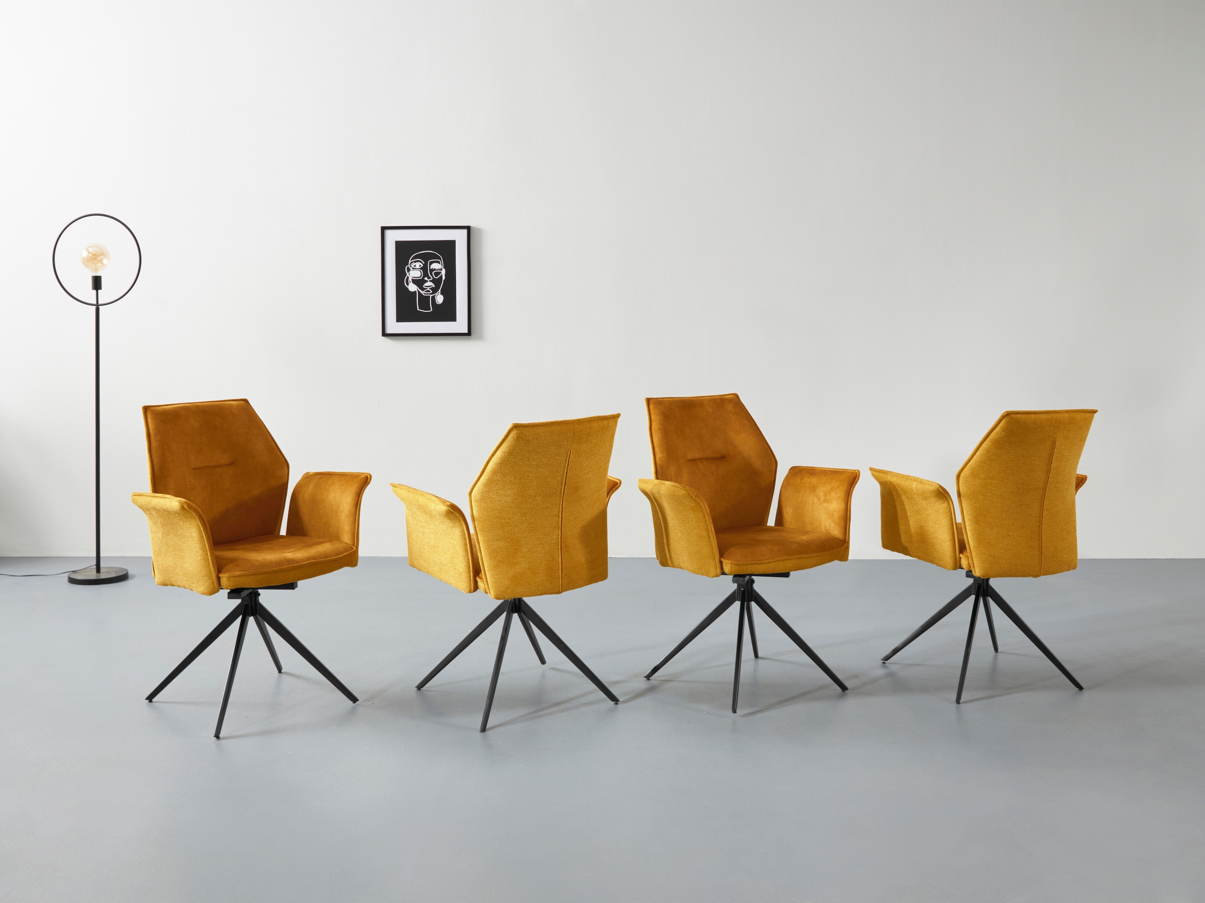 HELA Esszimmersessel "SUSANNE" Set, Esszimmerstuhl, Drehstuhl, 1 oder 4 Stü günstig online kaufen