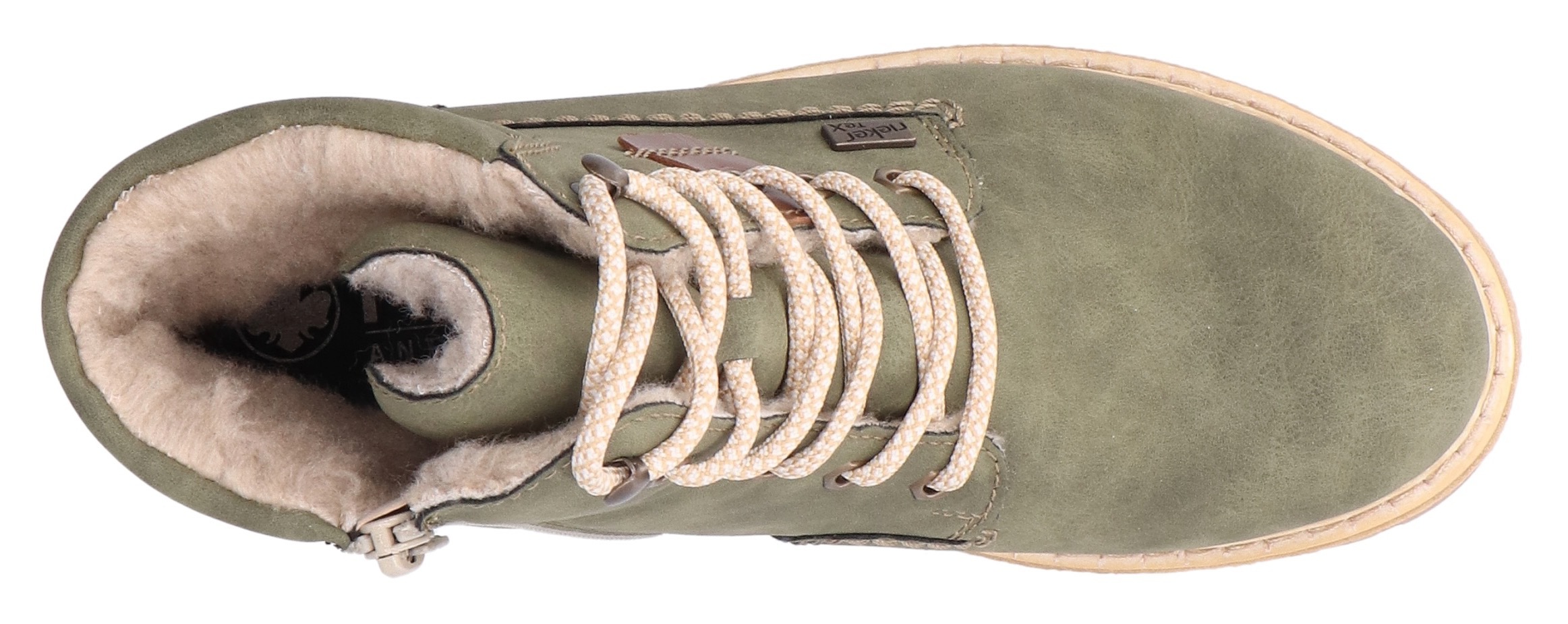 Rieker Winterstiefelette, Winterboots, Schnürboots mit wasserabweisender riekerTEX-Membran
