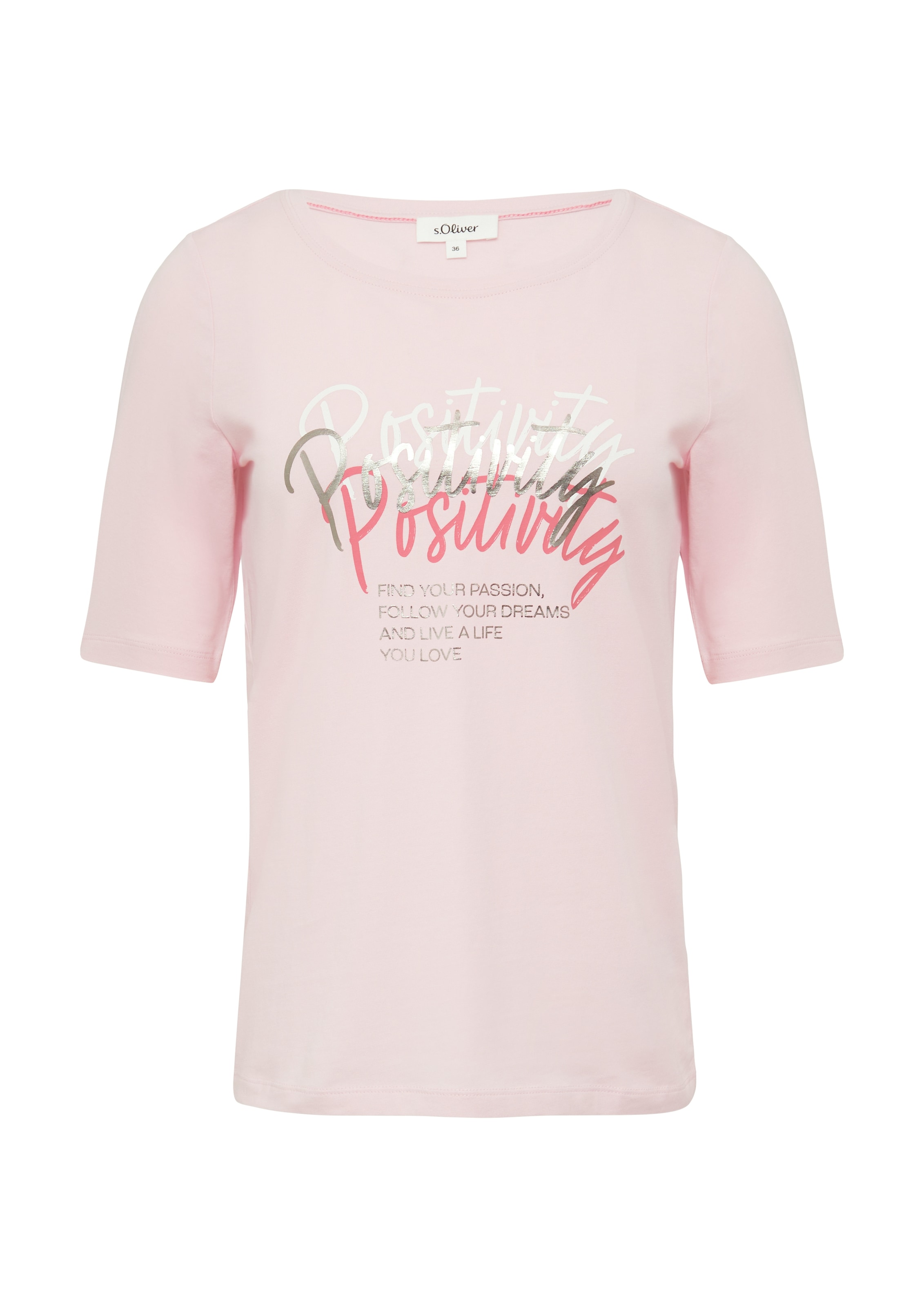 s.Oliver T-Shirt, mit Frontprint