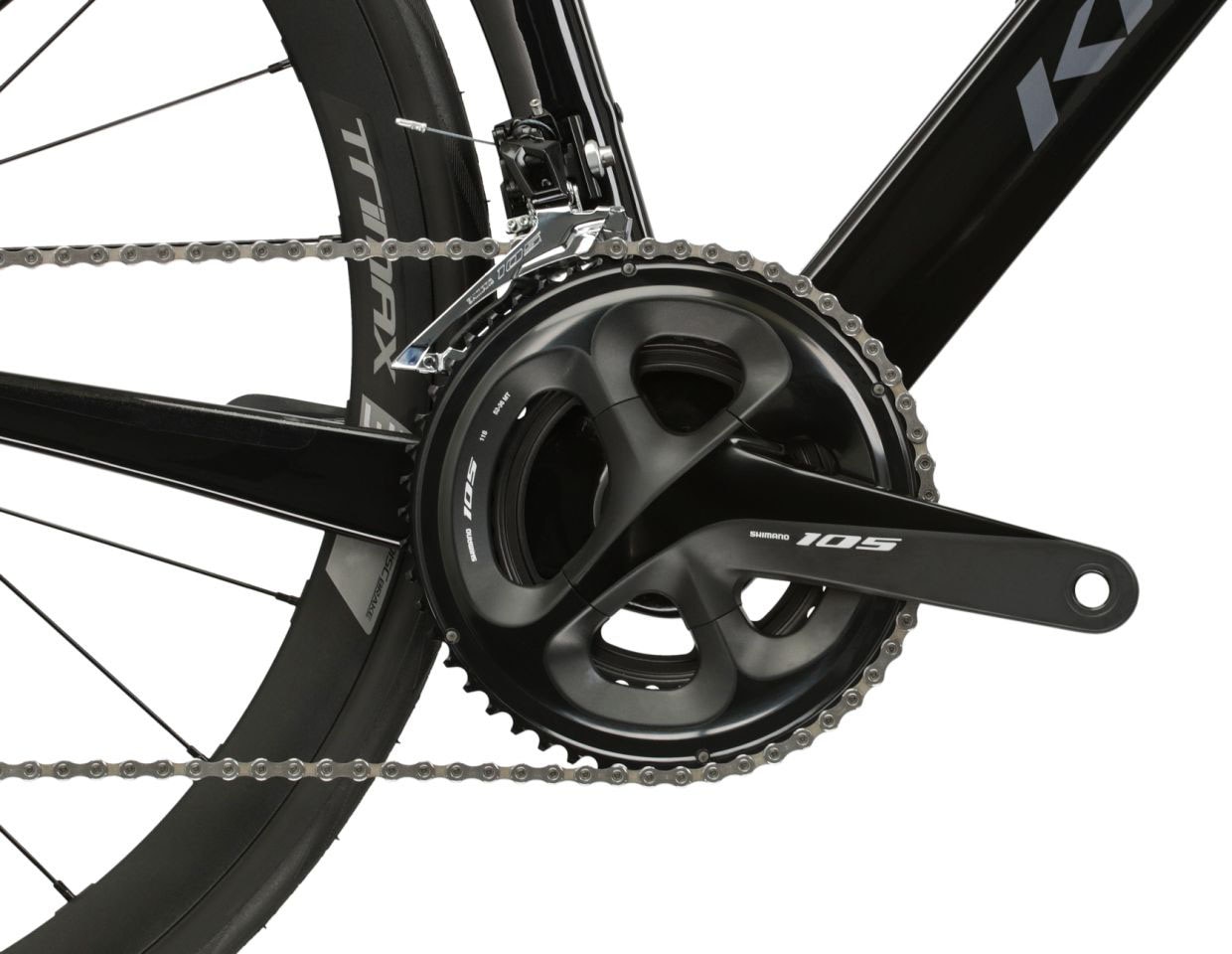 Kross Rennrad »Rennrad Vento DSC 8.0 schwarz 22 Gänge«, 22 Gang, Shimano, 105 R7000 Schaltwerk, Kettenschaltung