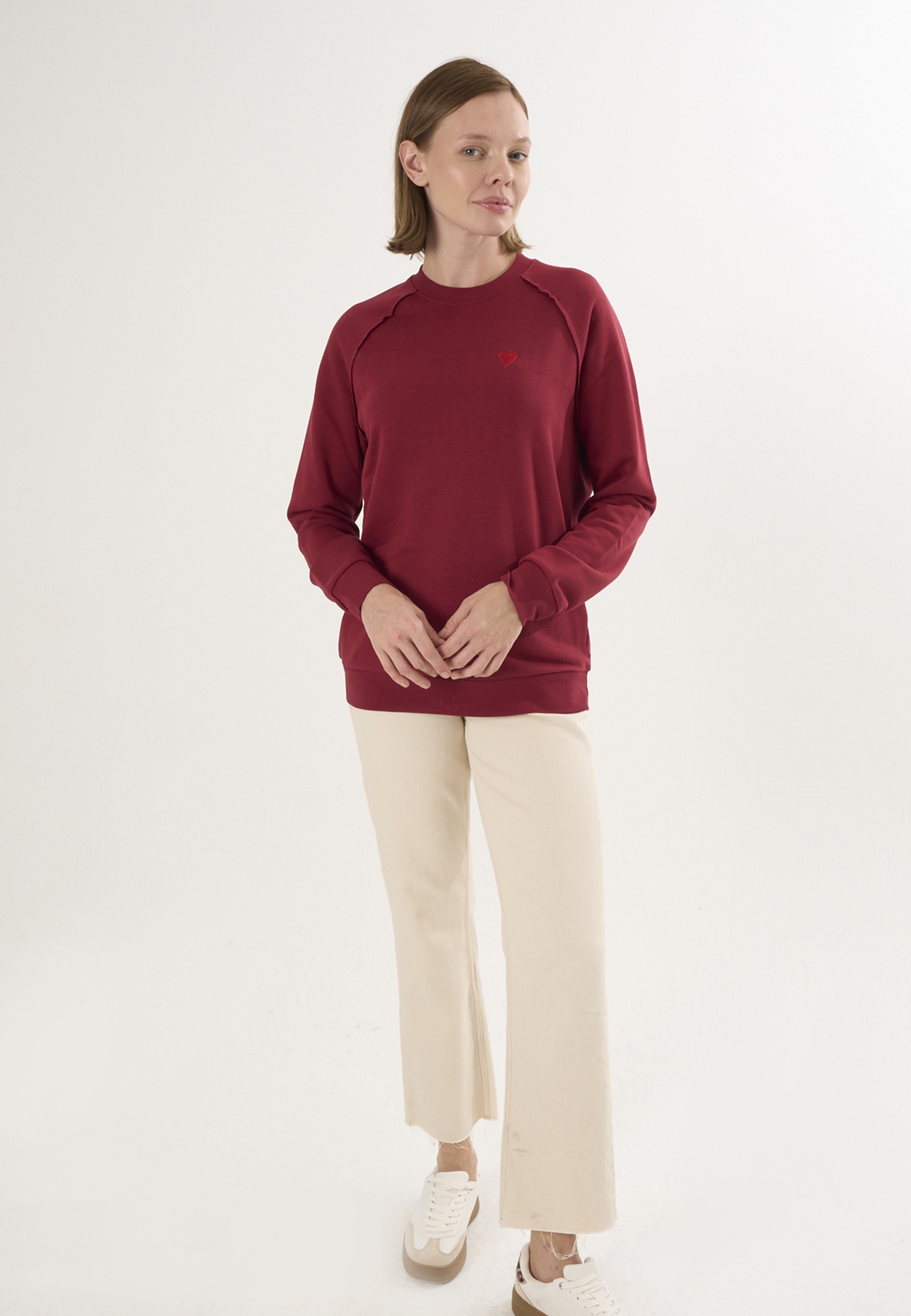 Felix Hardy Sweater "Basic Rundhals Sweatshirt" günstig online kaufen