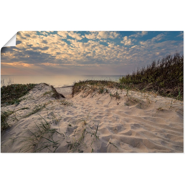 Artland Wandbild »Strand an Küste der Ostsee Graal Müritz«, Küstenbilder, (1  St.), als Alubild, Leinwandbild, Wandaufkleber oder Poster in versch. Größen  bestellen | BAUR