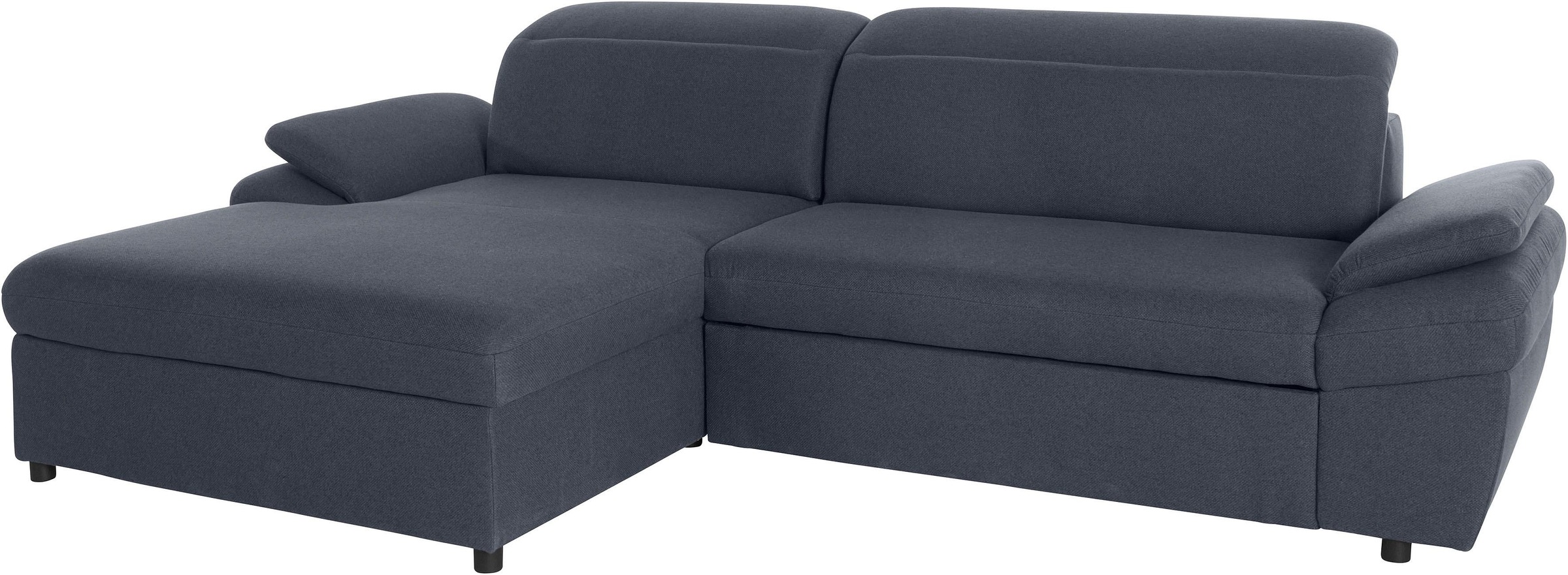 exxpo - sofa fashion Ecksofa »Kyoto, inkl. Kopfteil- und Armteilverstellung, hoher Sitzkomfort«, wahlweise mit Bettfunktion und Bettkasten, hochwertige Bezüge, L-Form