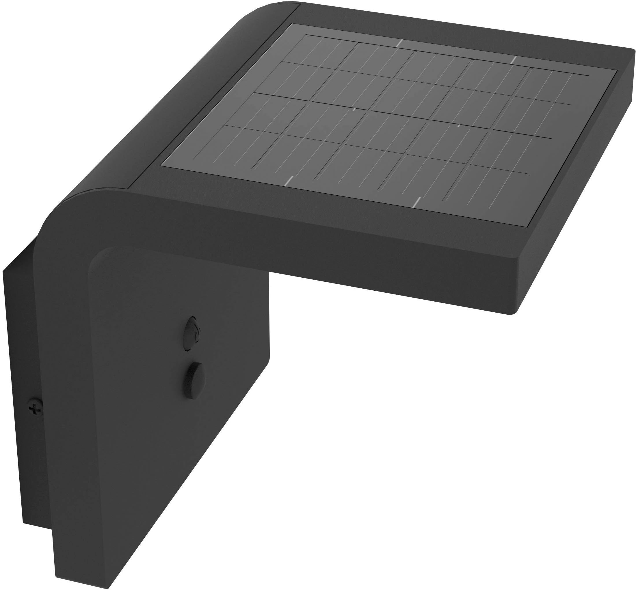 EGLO LED Solarleuchte »Spiante Wandlampe, Solarlampe, Außenlampe aus Kunststoff, IP44, Lampe« LED-Modul 1 Stk. Neutralweiß