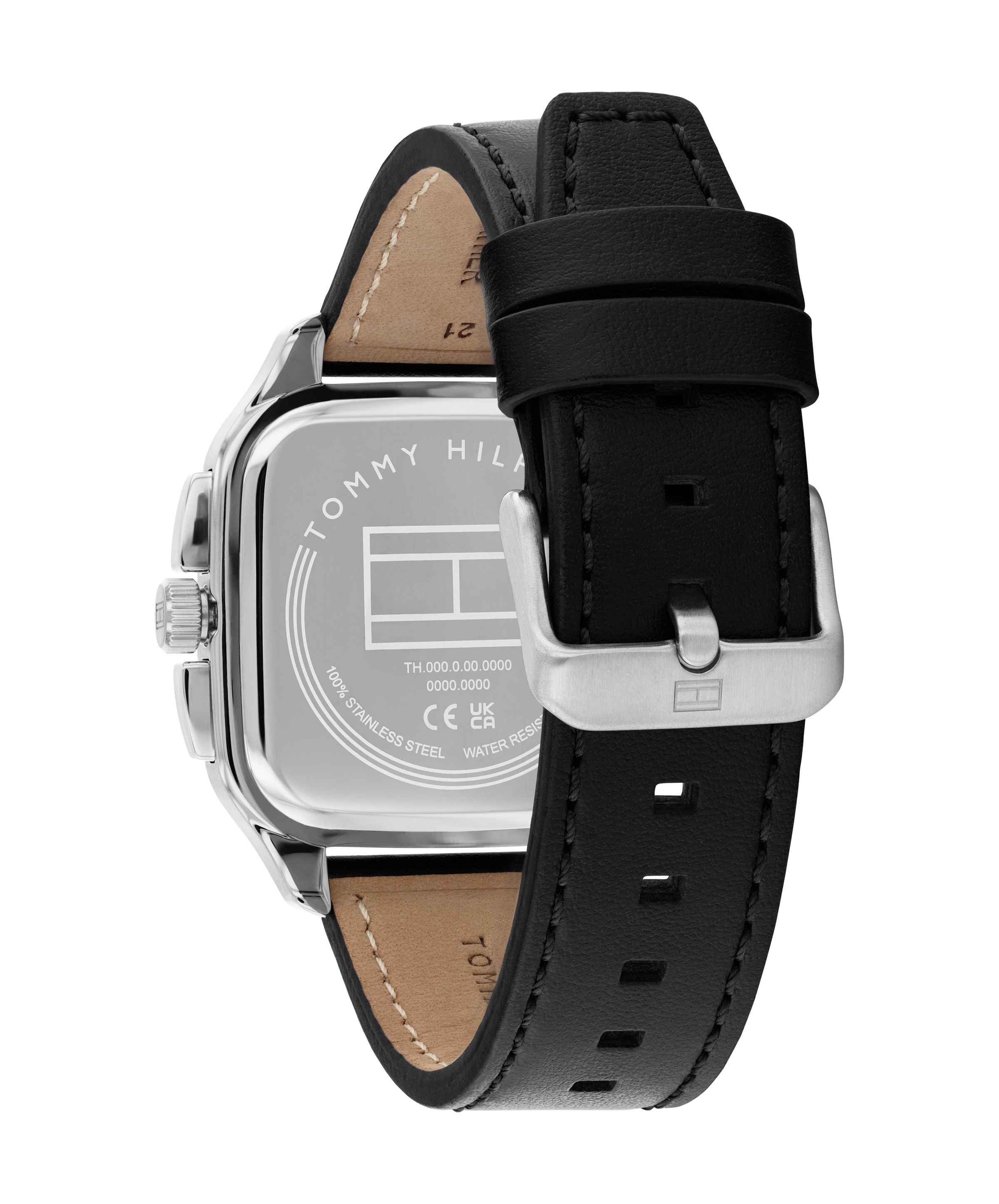 Tommy Hilfiger Multifunktionsuhr »Herald Skeleton« Quarzuhr, Armbanduhr, Herrenuhr, Lederarmband, analog