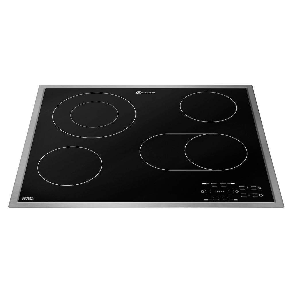 BAUKNECHT Backofen-Set »BAKO4 HR6 BLACK«, BIR4 DH8FS2 ES, mit 2-fach-Teleskopauszug, Hydrolyse, (Set)