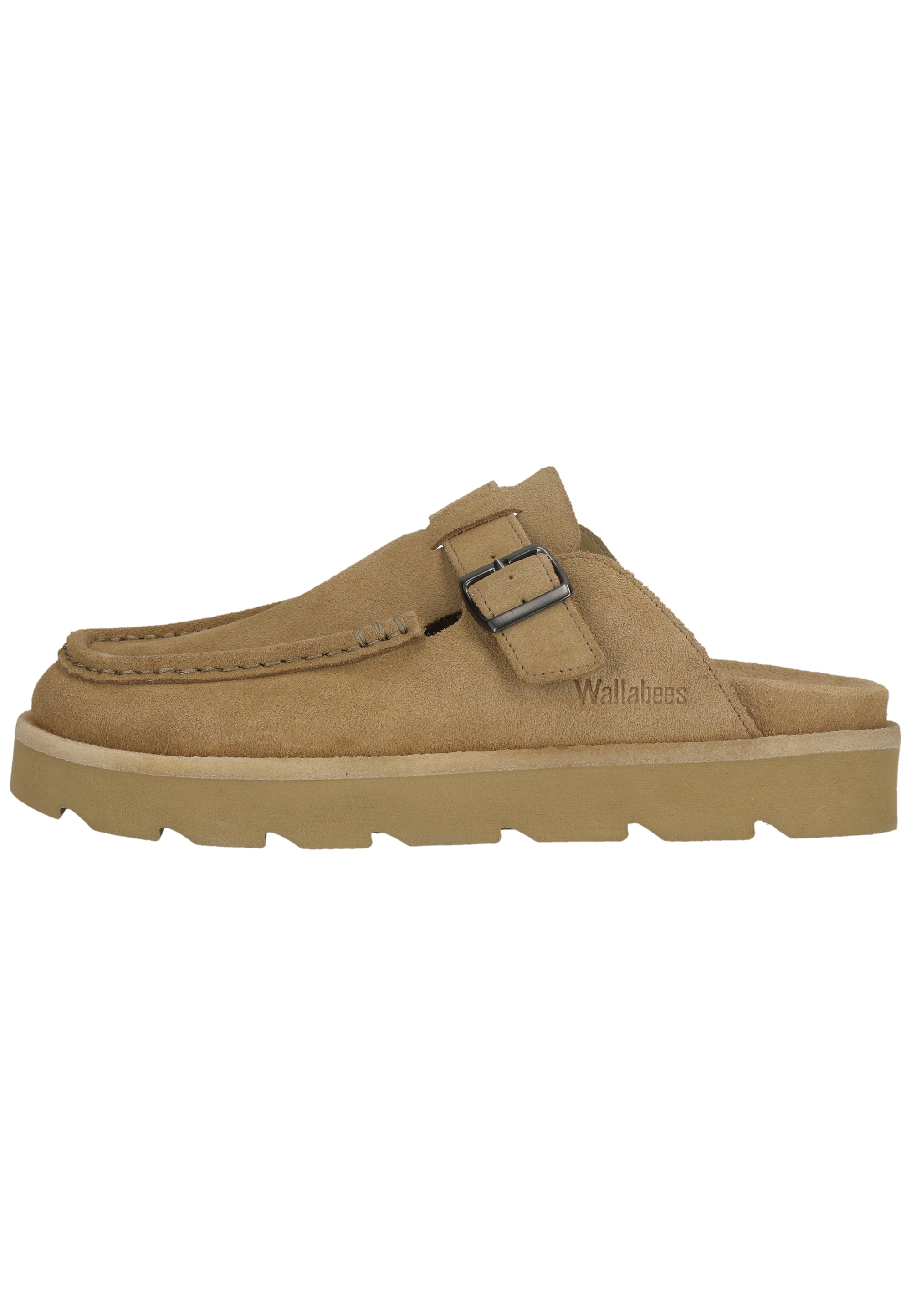Clarks Pantolette »Meare Mocc«  mit antiker Schnallenverzierung