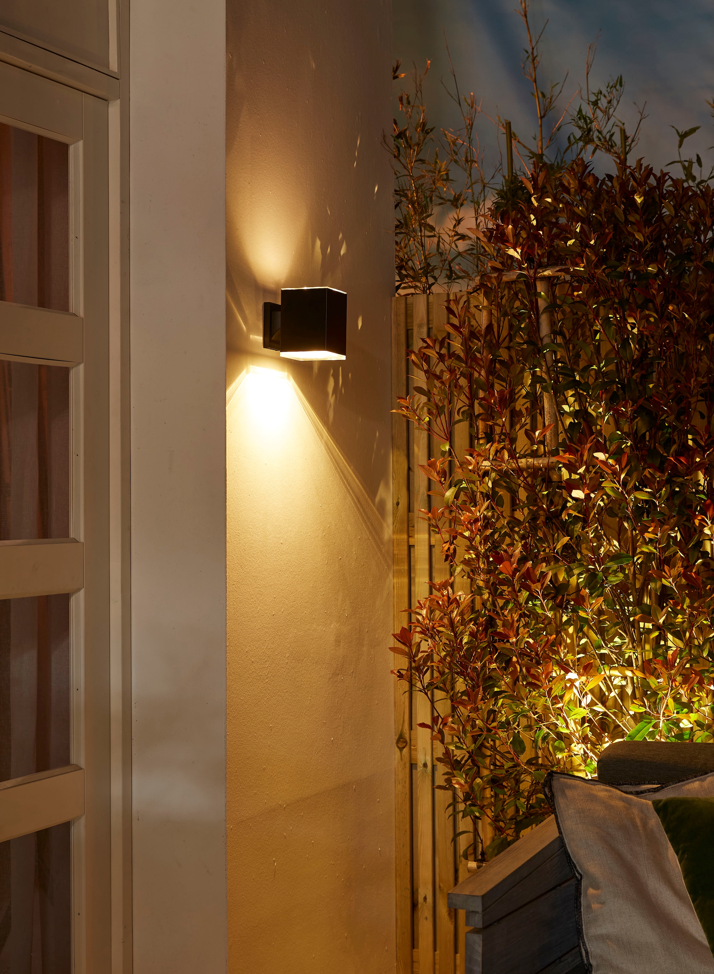 LUXFORM LED Außen-Wandleuchte »Luxform Solar Maine«, Leuchtmittel LED-Modul | LED fest integriert, LED-Wandleuchte, Solarenergie, warmweiß, IP44