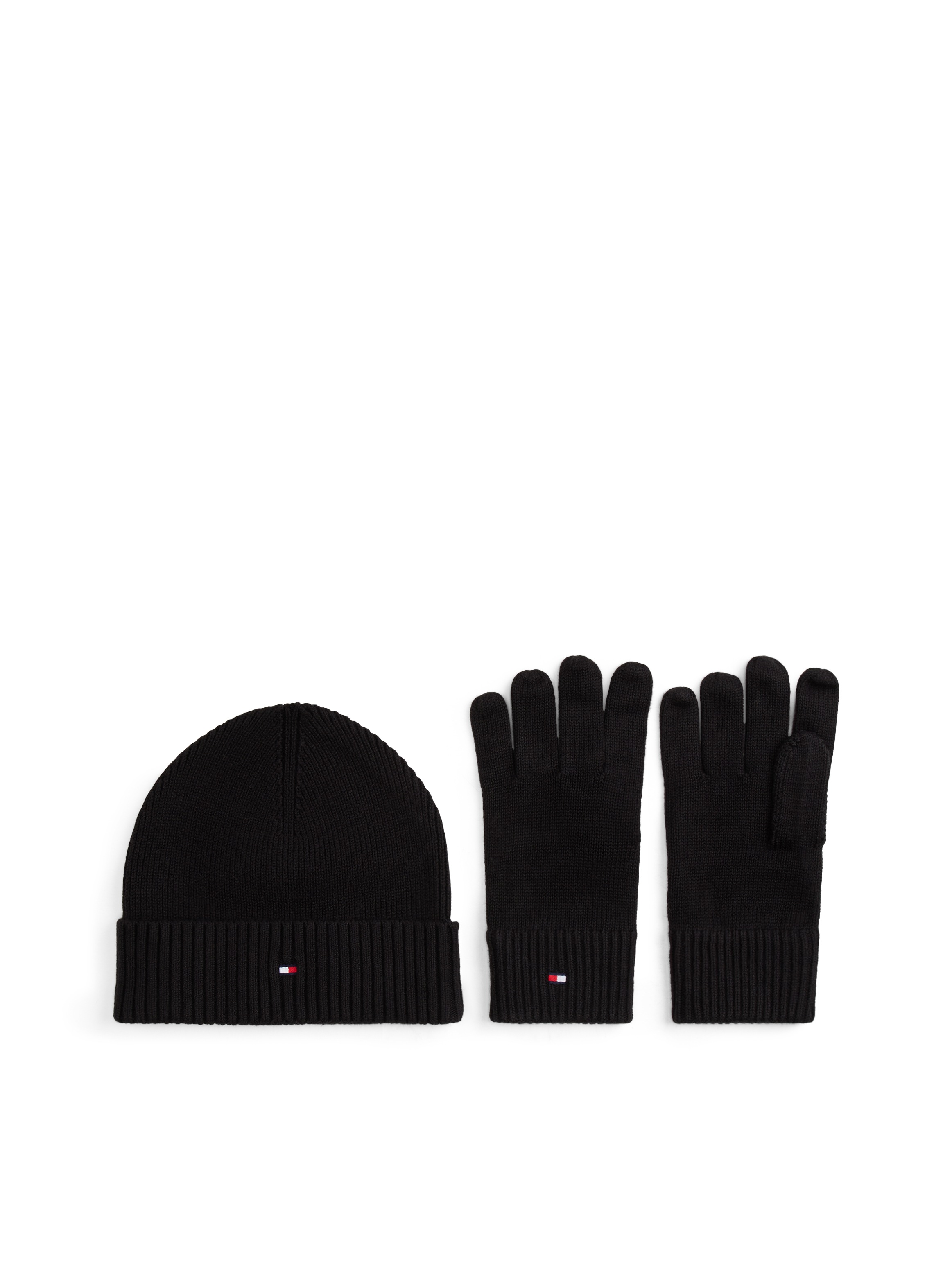 Tommy Hilfiger Beanie "TH FLAG BEANIE & GLOVE" Set aus Handschuhe und Mütze günstig online kaufen