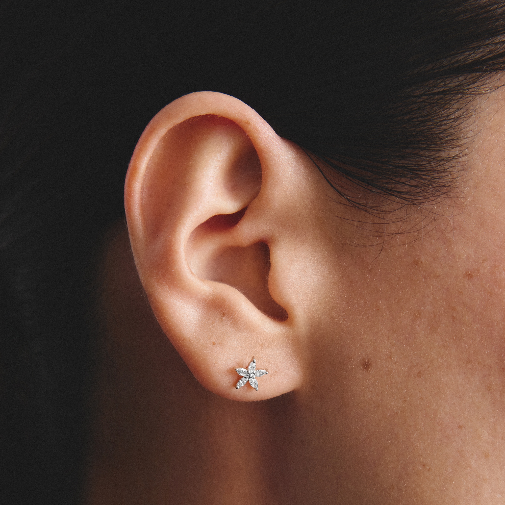 THOMAS SABO Paar Ohrstecker »Blumen-Design Ohrstecker« mit Zirkonia (synth.)