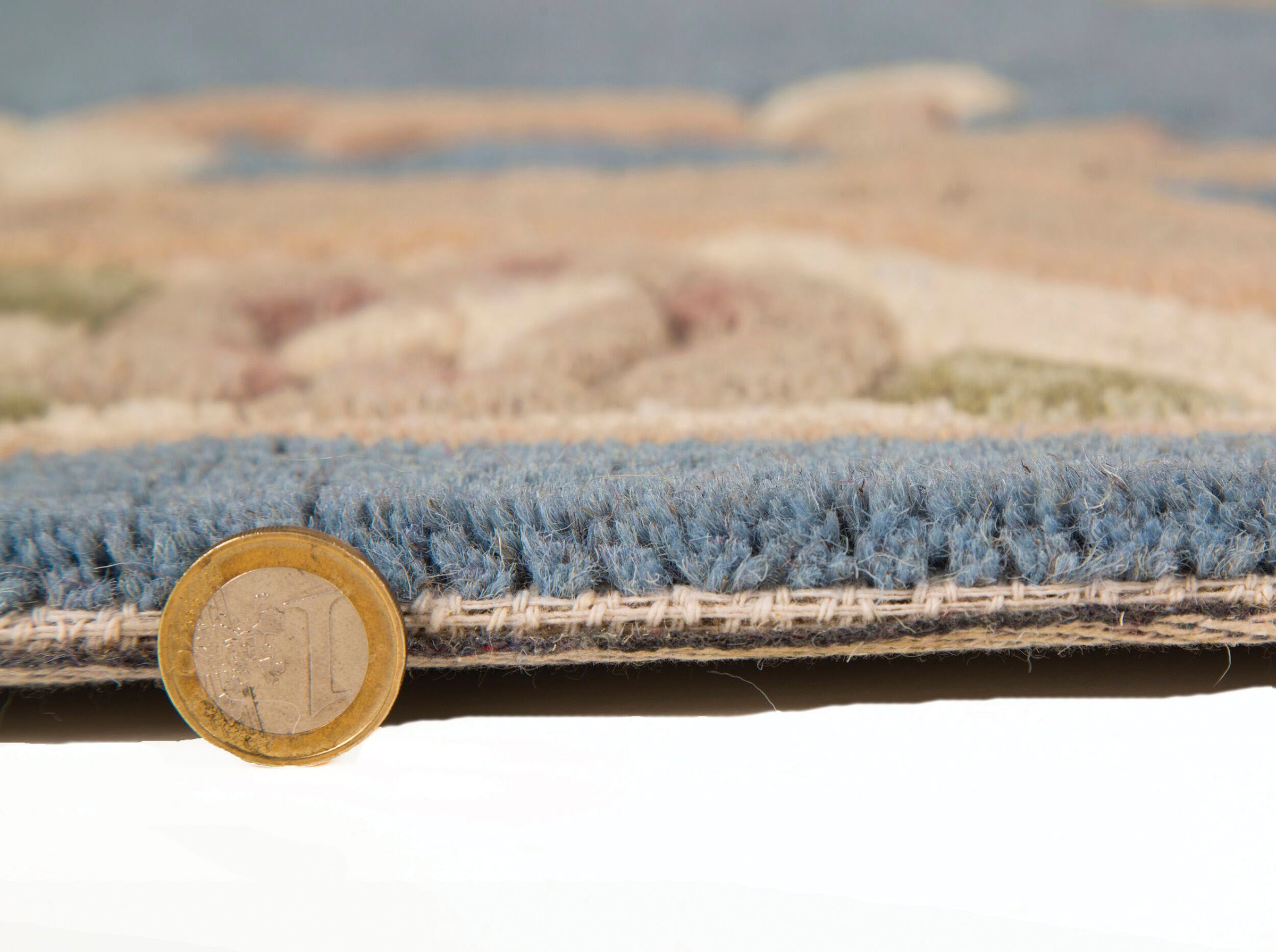 FLAIR RUGS Wollteppich »Aubusson«, rechteckig, 10 mm Höhe
