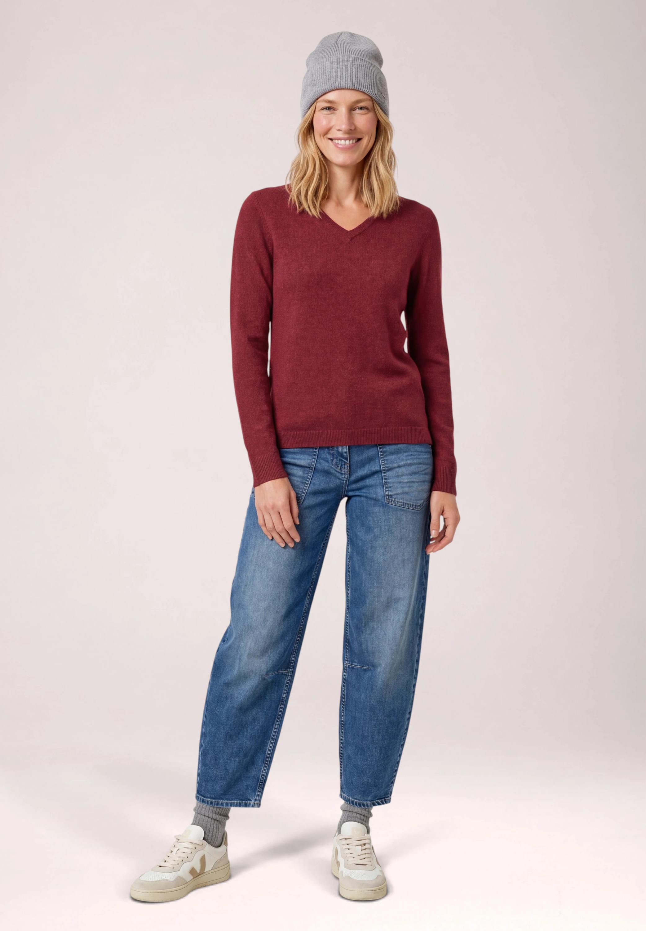 Cecil Strickpullover mit V-Ausschnitt