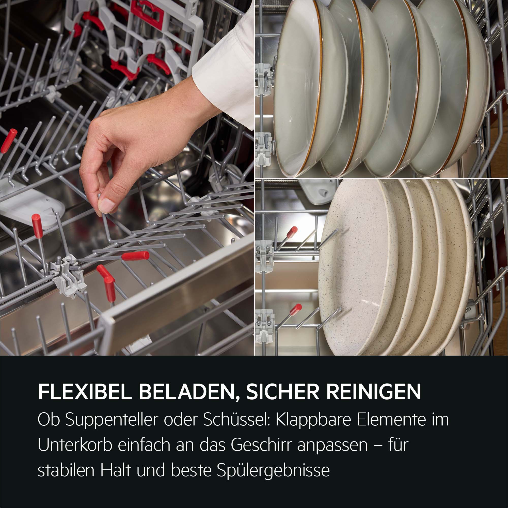 AEG teilintegrierbarer Geschirrspüler 9000 »GT9200X2SCM« Leise Spülmaschine 38 dB kraftvoll gegen Eingebranntes EEK A-10 %