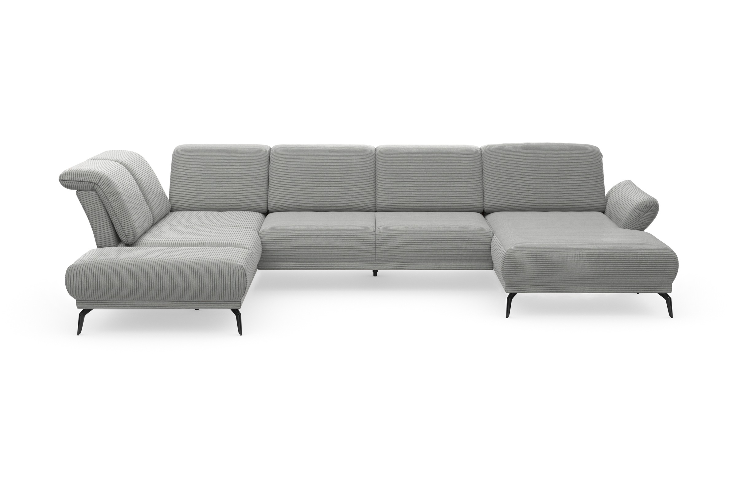 sit&more Wohnlandschaft "Coco U-Form" Sitztiefen-, Arm- und Kopfteilverstel günstig online kaufen