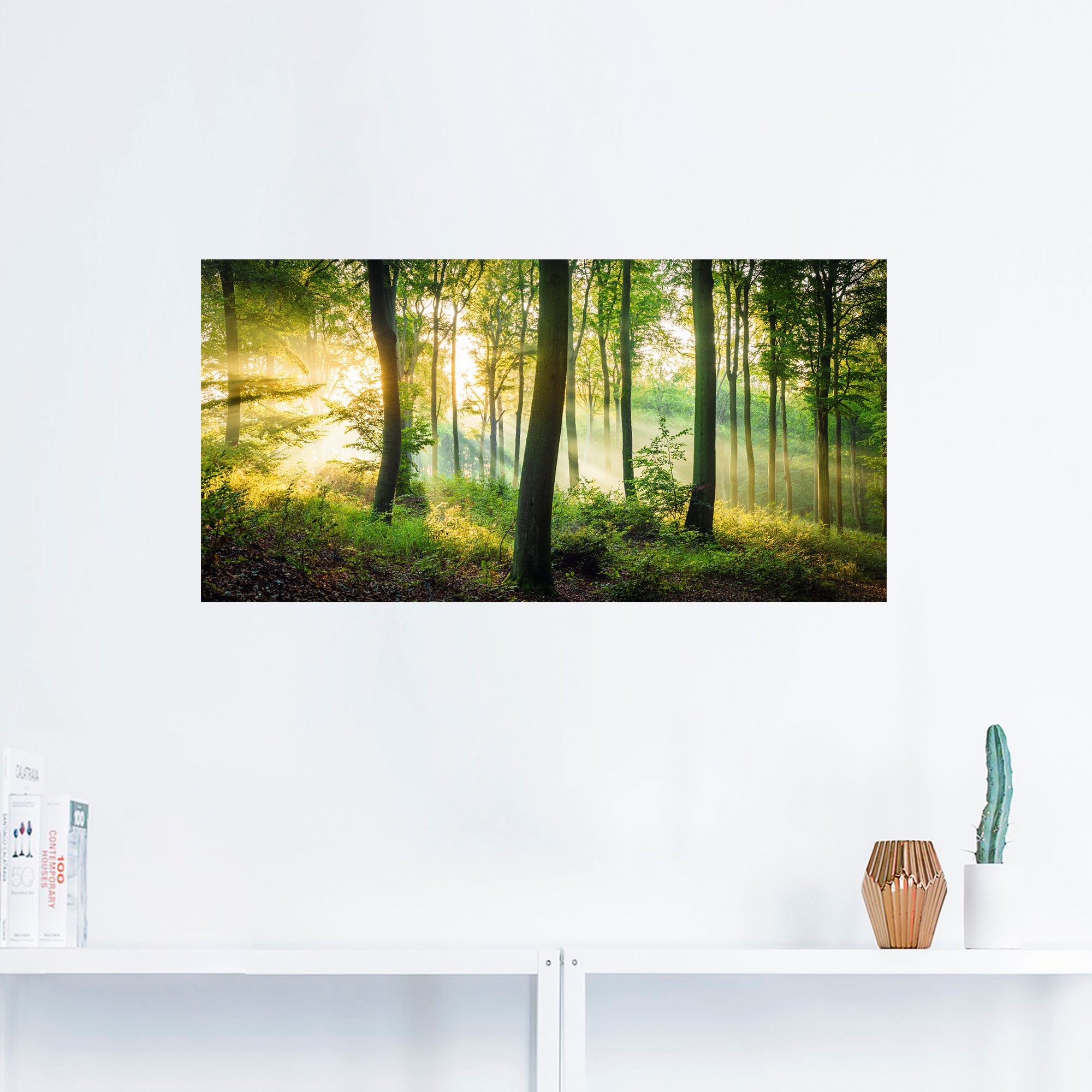 Leinwandbild, II«, oder Wandbild (1 Wald Artland »Herbst als Poster BAUR Größen im Alubild, Wandaufkleber | versch. St.), in bestellen Waldbilder,
