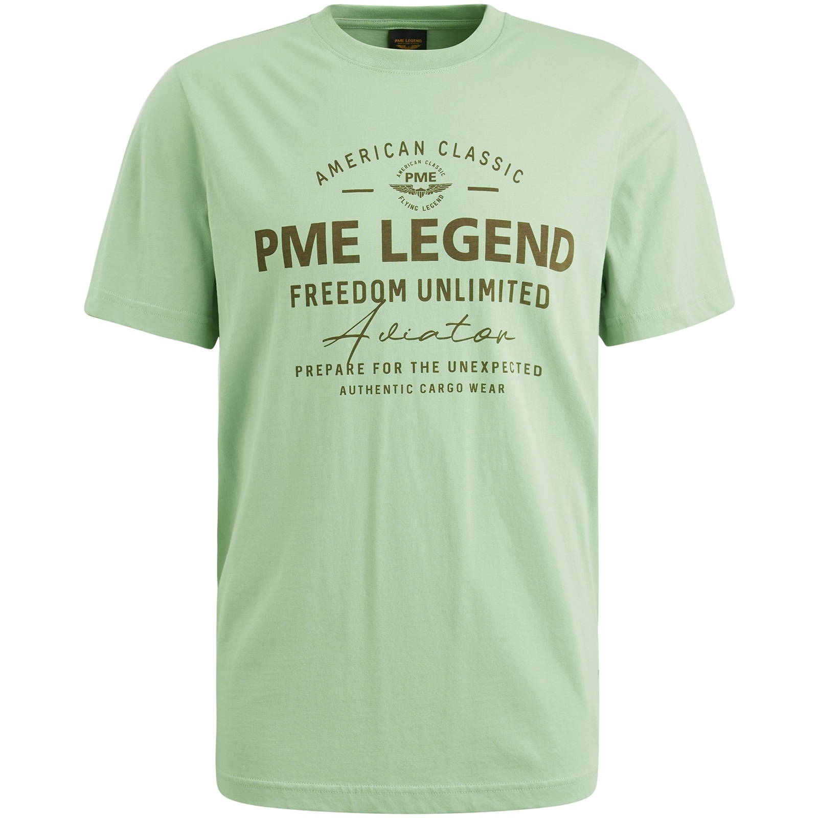 PME LEGEND T-Shirt »Short sleeve r-neck single jersey« mit Frontprint