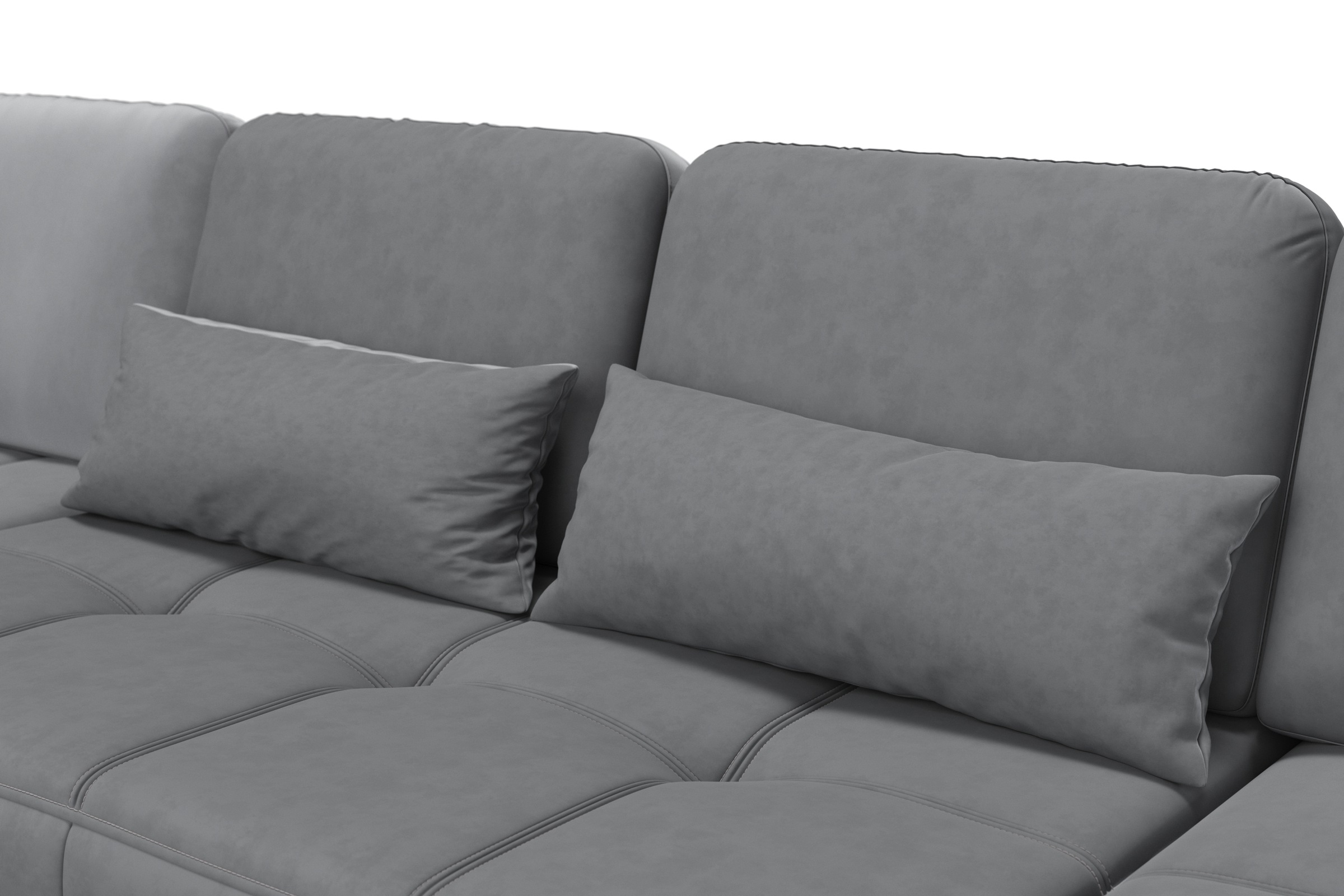 sit&more Wohnlandschaft »Bendigo U-Form«, inklusive Sitztiefenverstellung, Bodenfreiheit 12 cm, in 2 Fußfarben