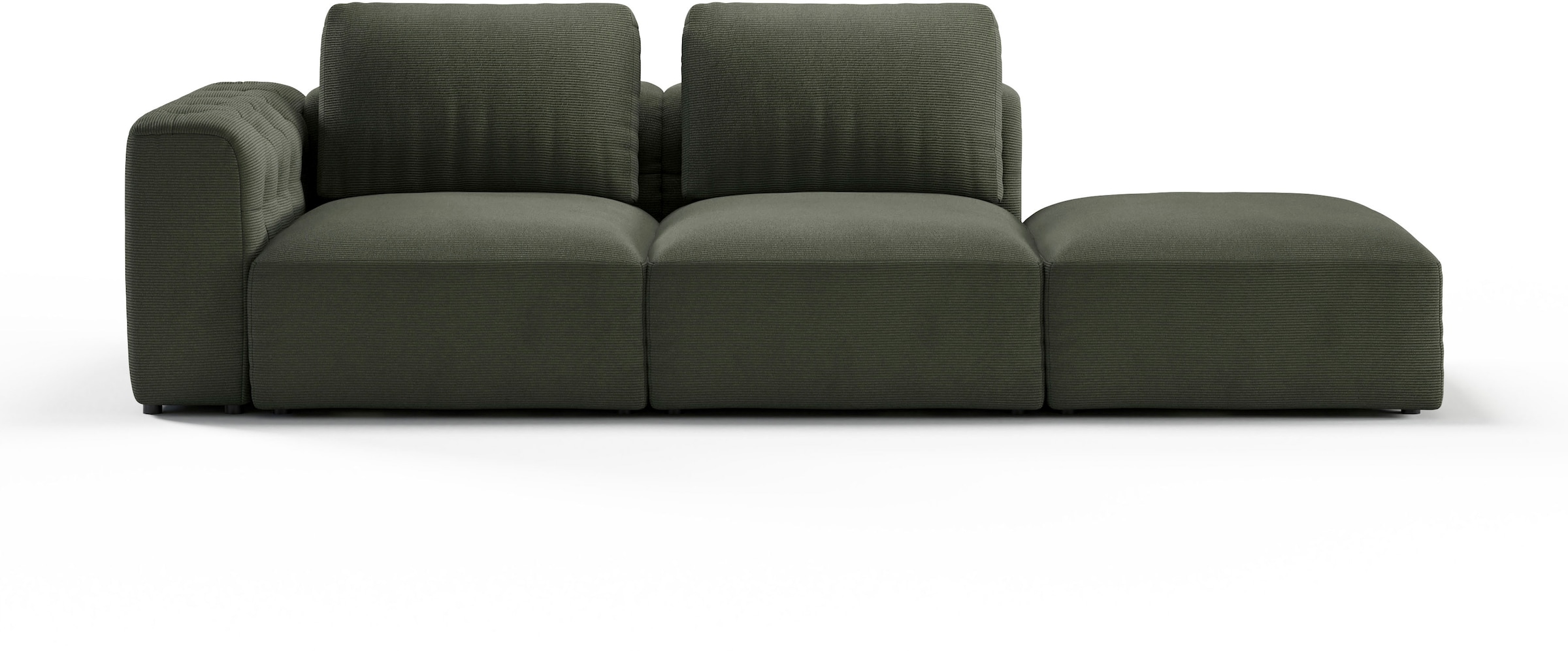 RAUM.ID Chaiselongue "Cushid", Modul-Sofa, bestehend aus 2-Sitzer und Hocke günstig online kaufen