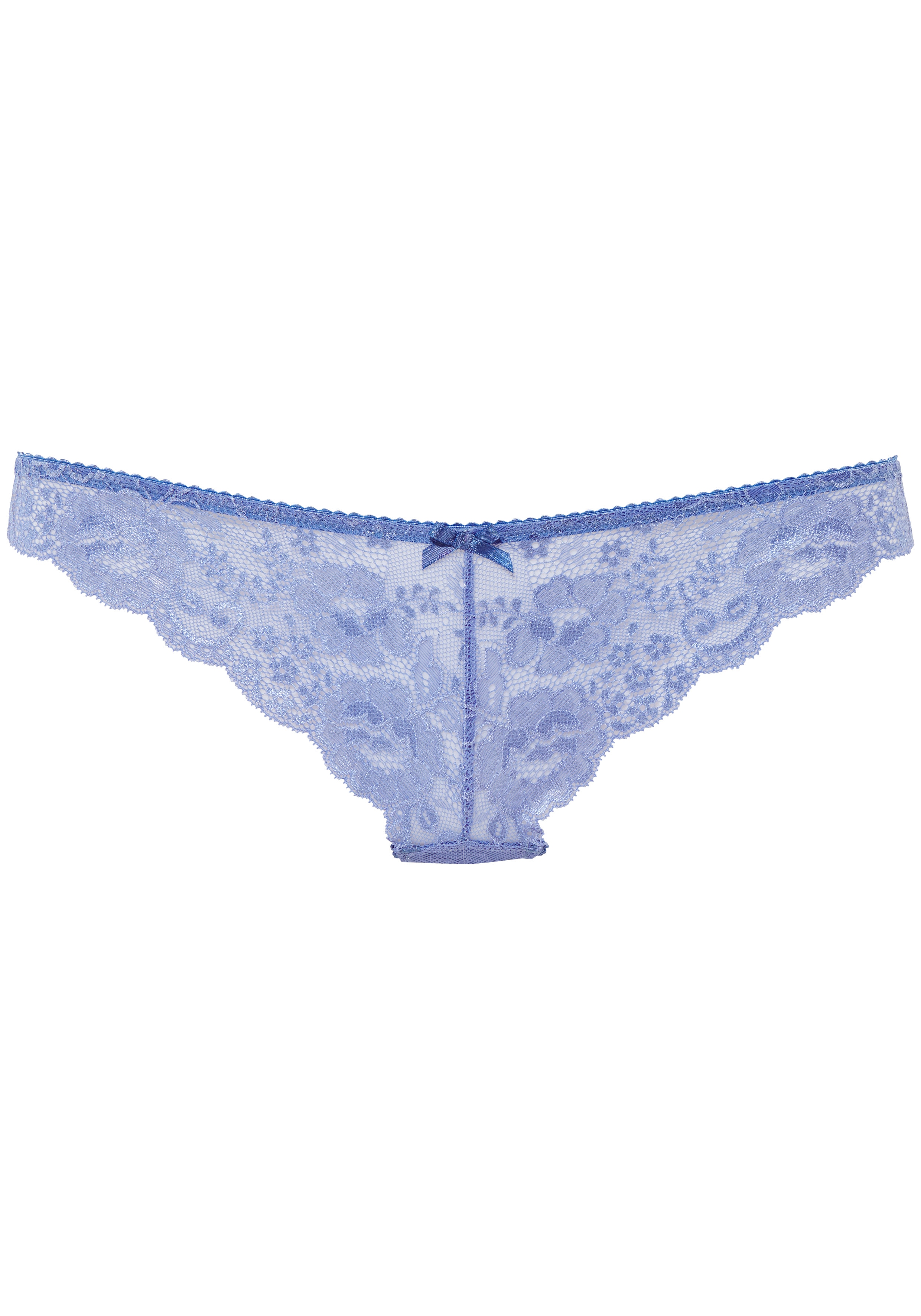 LASCANA String aus schöner Vollspitze und Schleife