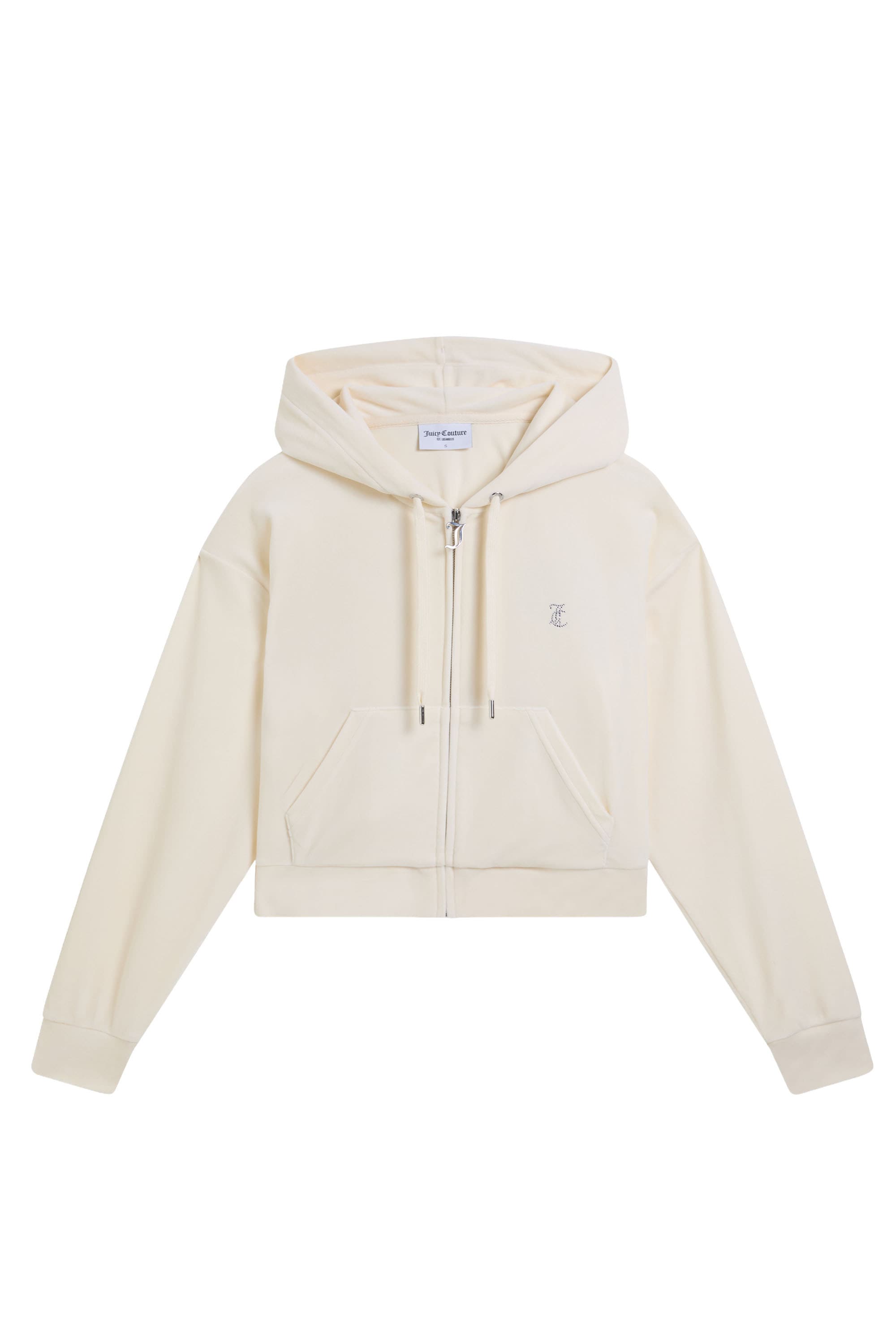 Juicy Couture Kapuzennickijacke "ICCLE OUTLINE CROPPED HOODIE. Damen" mit K günstig online kaufen