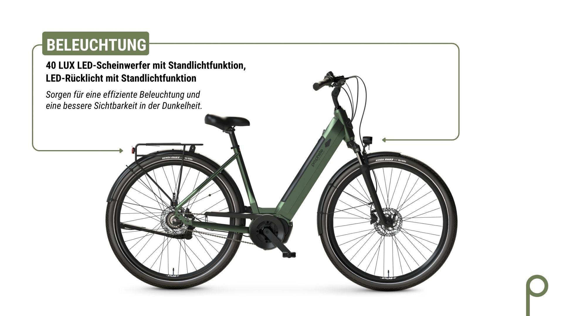 Prophete E-Bike »Geniesser 3.4«, 3 Gang, Shimano, Mittelmotor 250 W, Pedelec, Elektrofahrrad für Damen u. Herren