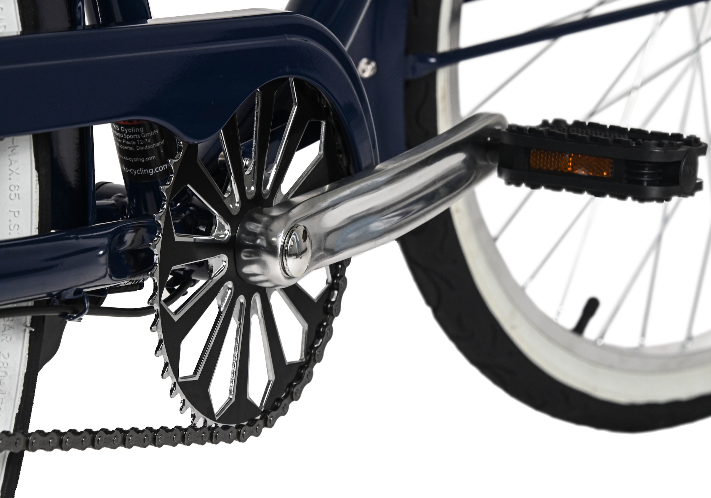 Dacapo Cruiser »Beachcruiser Damen 26" California Blau 3 Gänge RH 46 cm« 3 Gang Shimano Nexus Schaltwerk Nabenschaltung