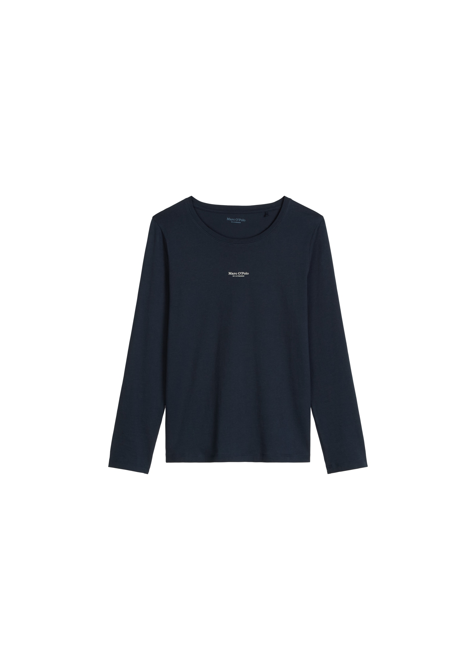 Marc O'Polo Pyjamaoberteil »Mix N Match Cotton Top LS« mit Rundhalsausschnitt und langen Ärmeln