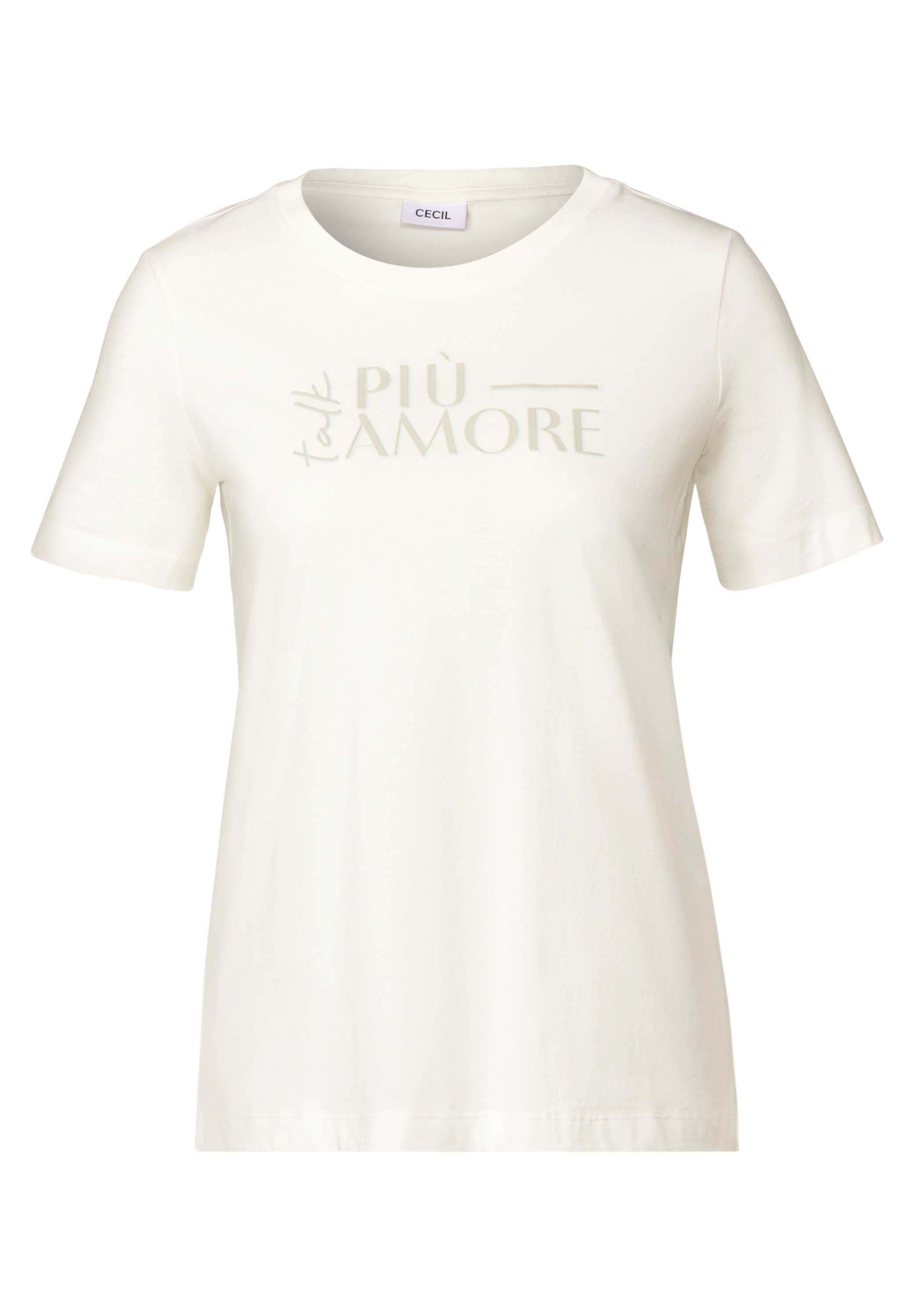Cecil Rundhalsshirt, aus reiner Baumwolle