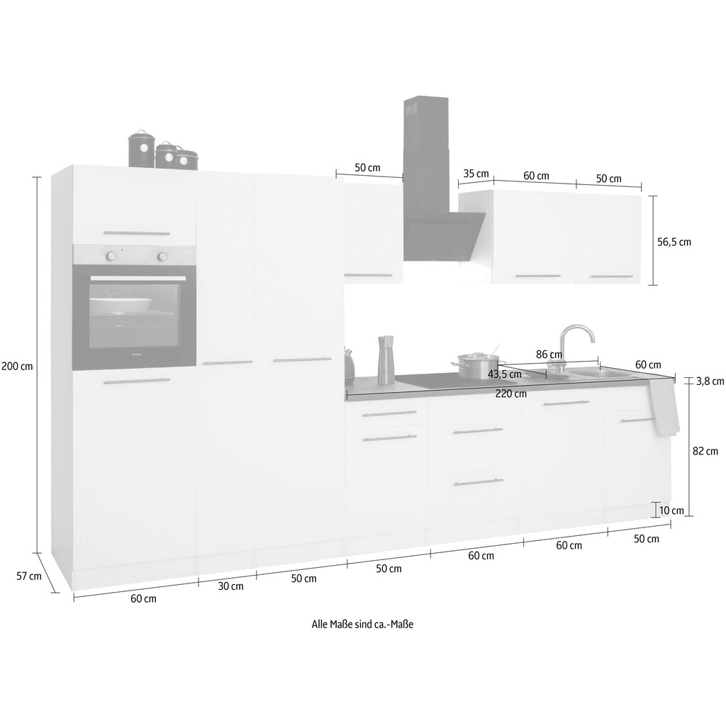 wiho Küchen Küchenzeile »Unna«
