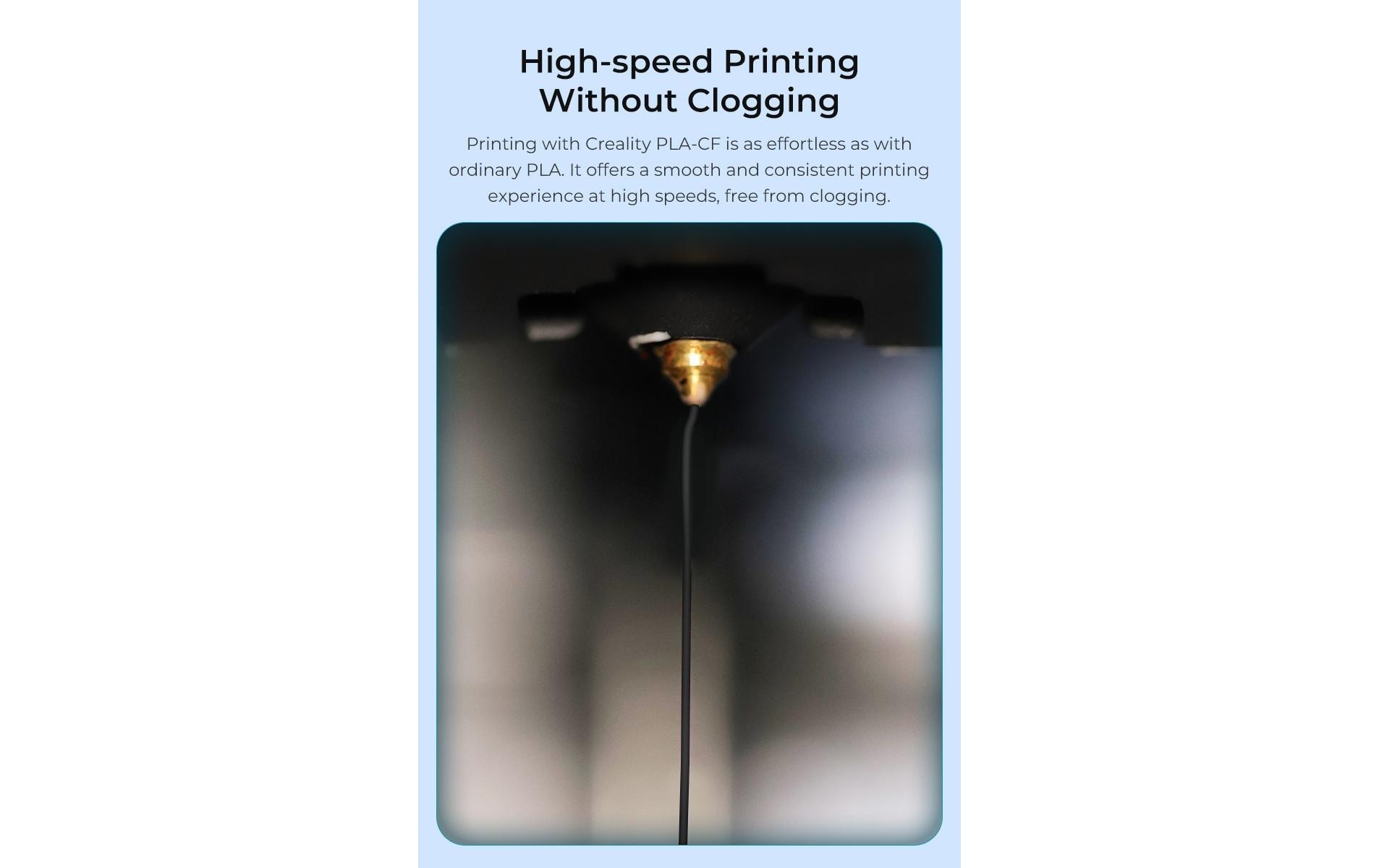 Creality Filament »PLA Hyper Carbon 1,75 mm, 1 kg«