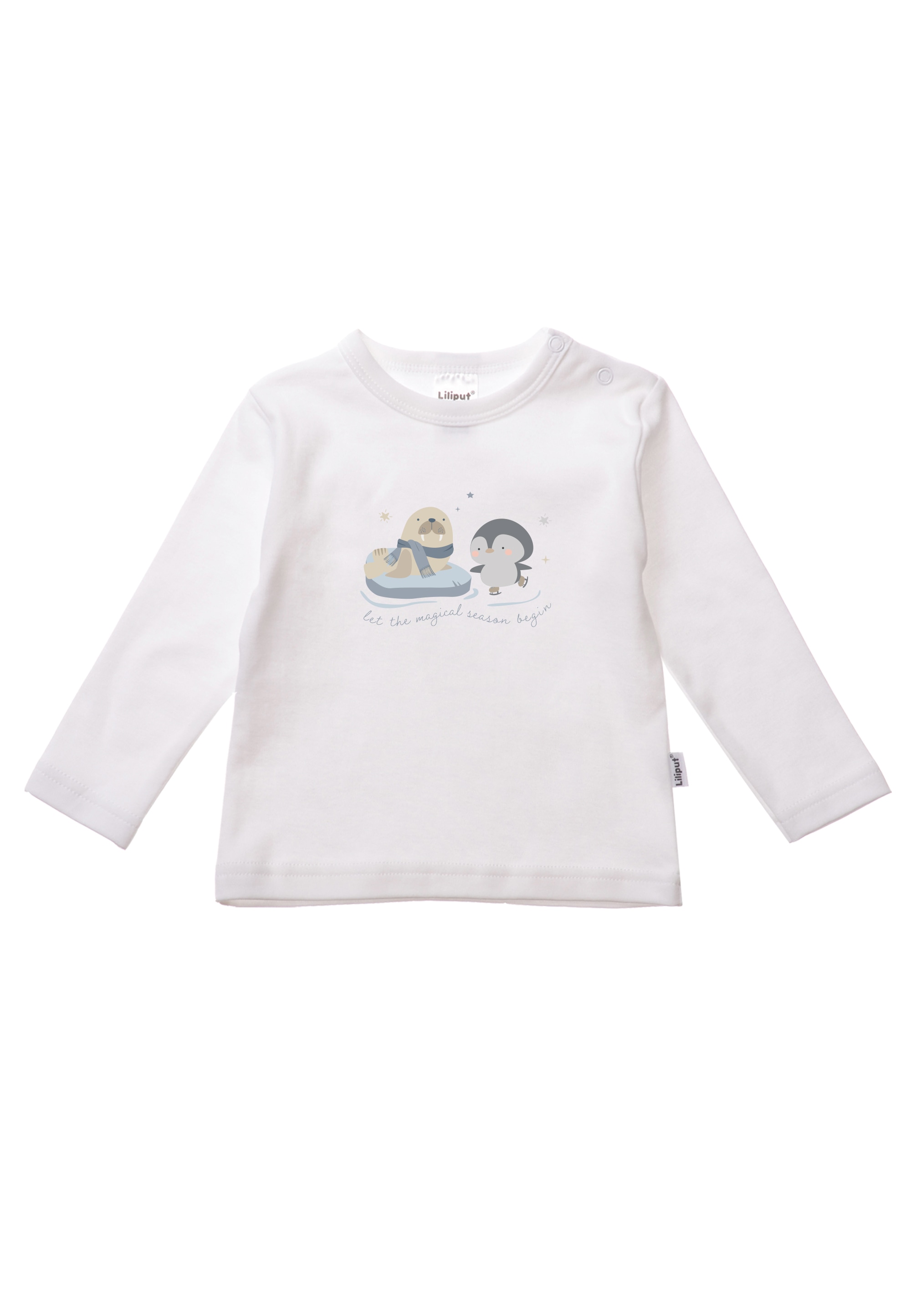 Liliput T-Shirt »Pinguin mit und angenehmem bestellen Robbe«, | BAUR Rundhalsausschnitt