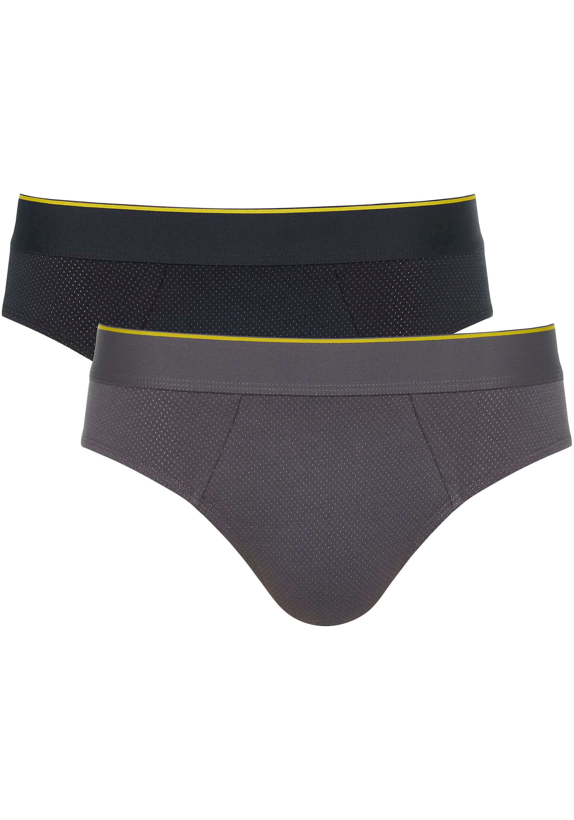 sloggi Midislip "men EVER Airy Brief C2P", (2er Pack), Herrenslip, Brief mit atmungsaktivem Mesh