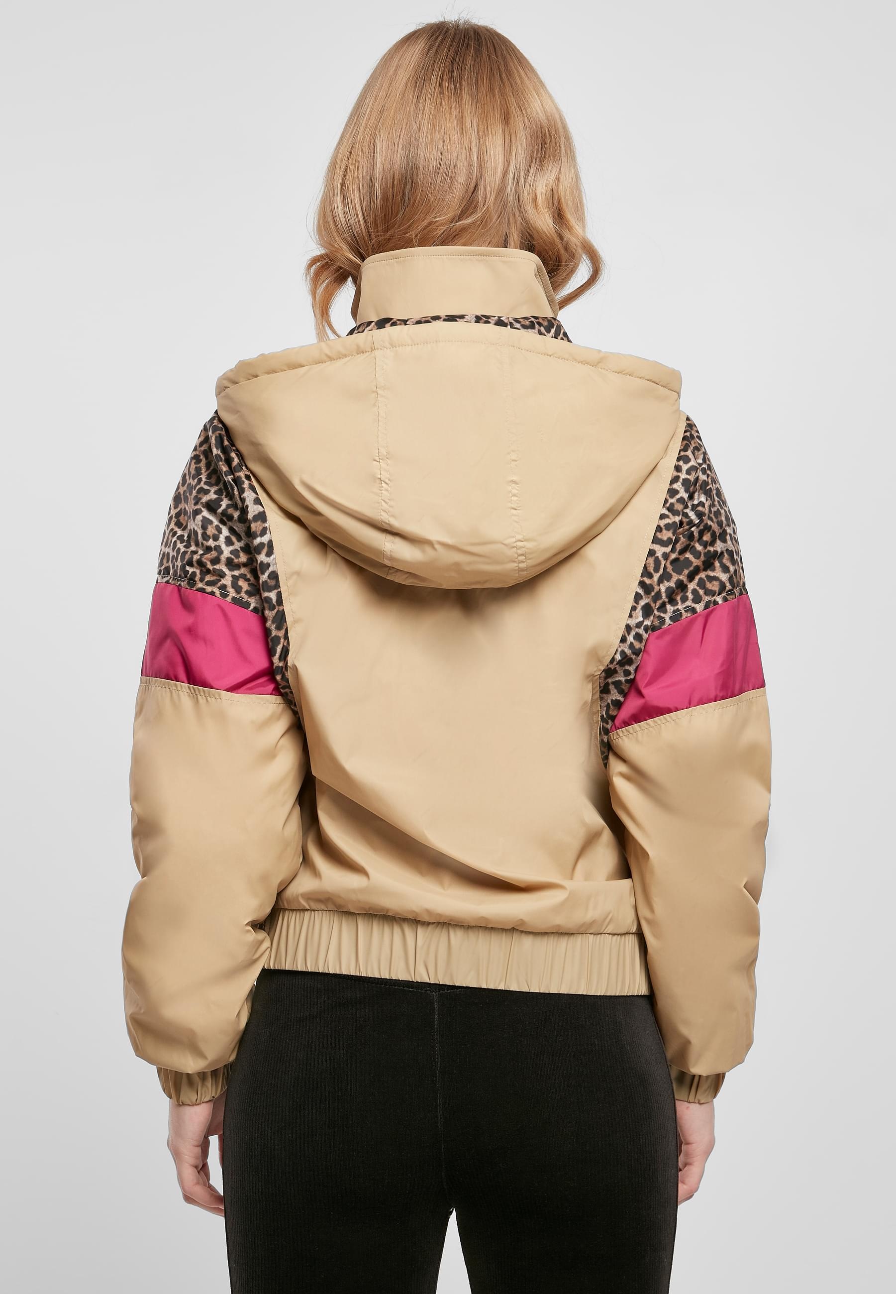 URBAN CLASSICS Allwetterjacke »Urban Classics Damen Ladies AOP Mixed Pull Over Jacket«, (1 St.), mit Kapuze