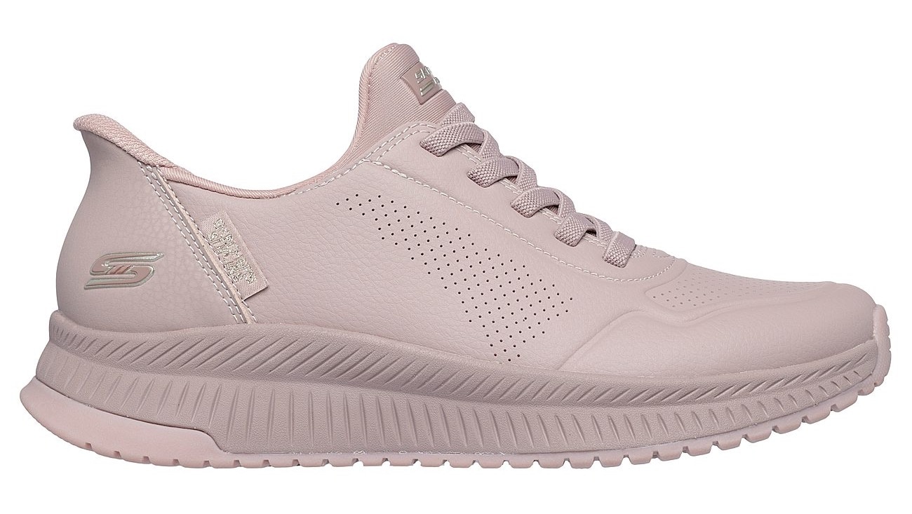 Skechers Slip-On Sneaker »BOBS SQUAD 4«, Slipper, Freizeitschuh mit Slip-ins zum Schlupfen