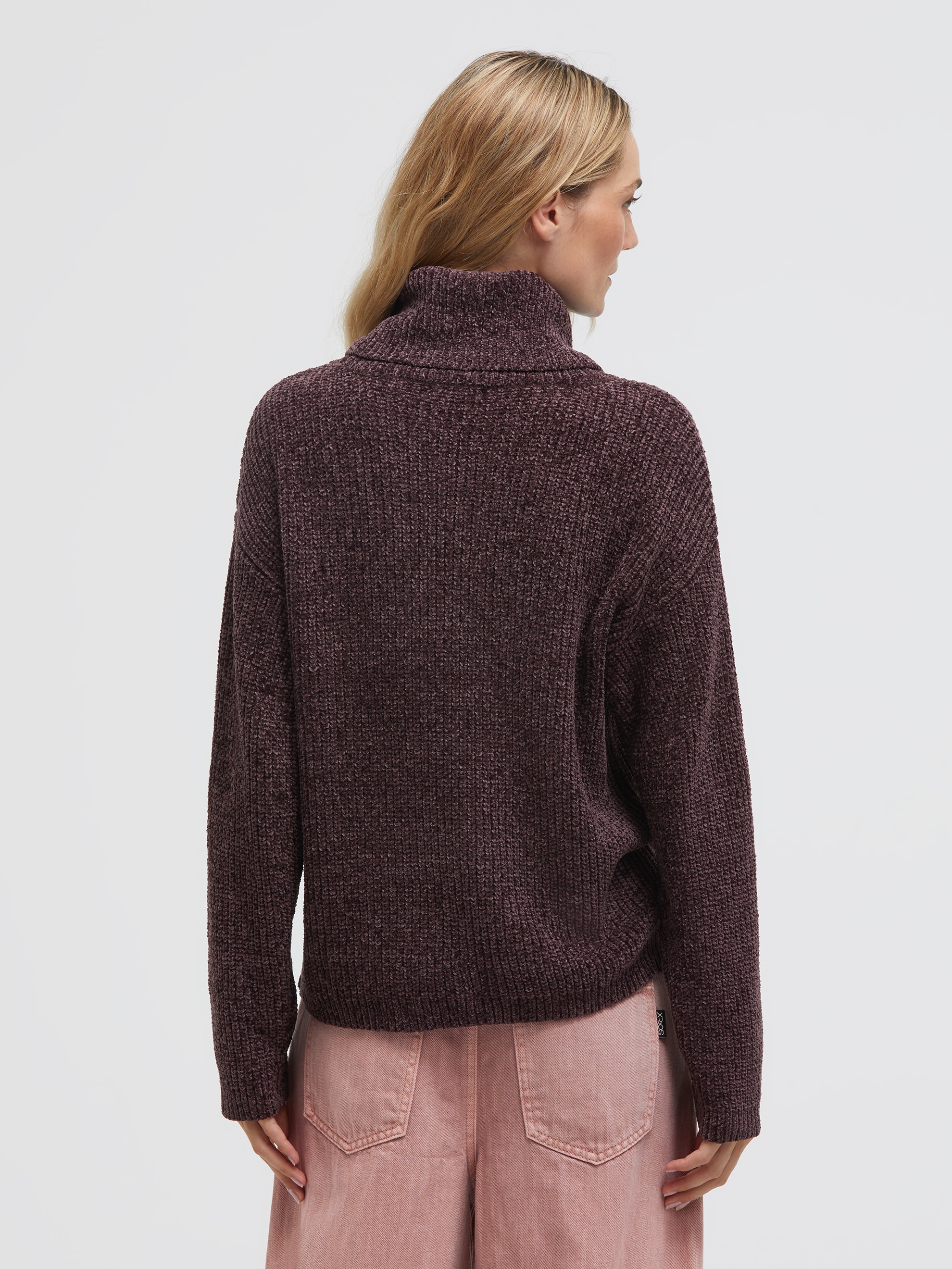 SOCCX Rollkragenpullover mit weicher Haptik
