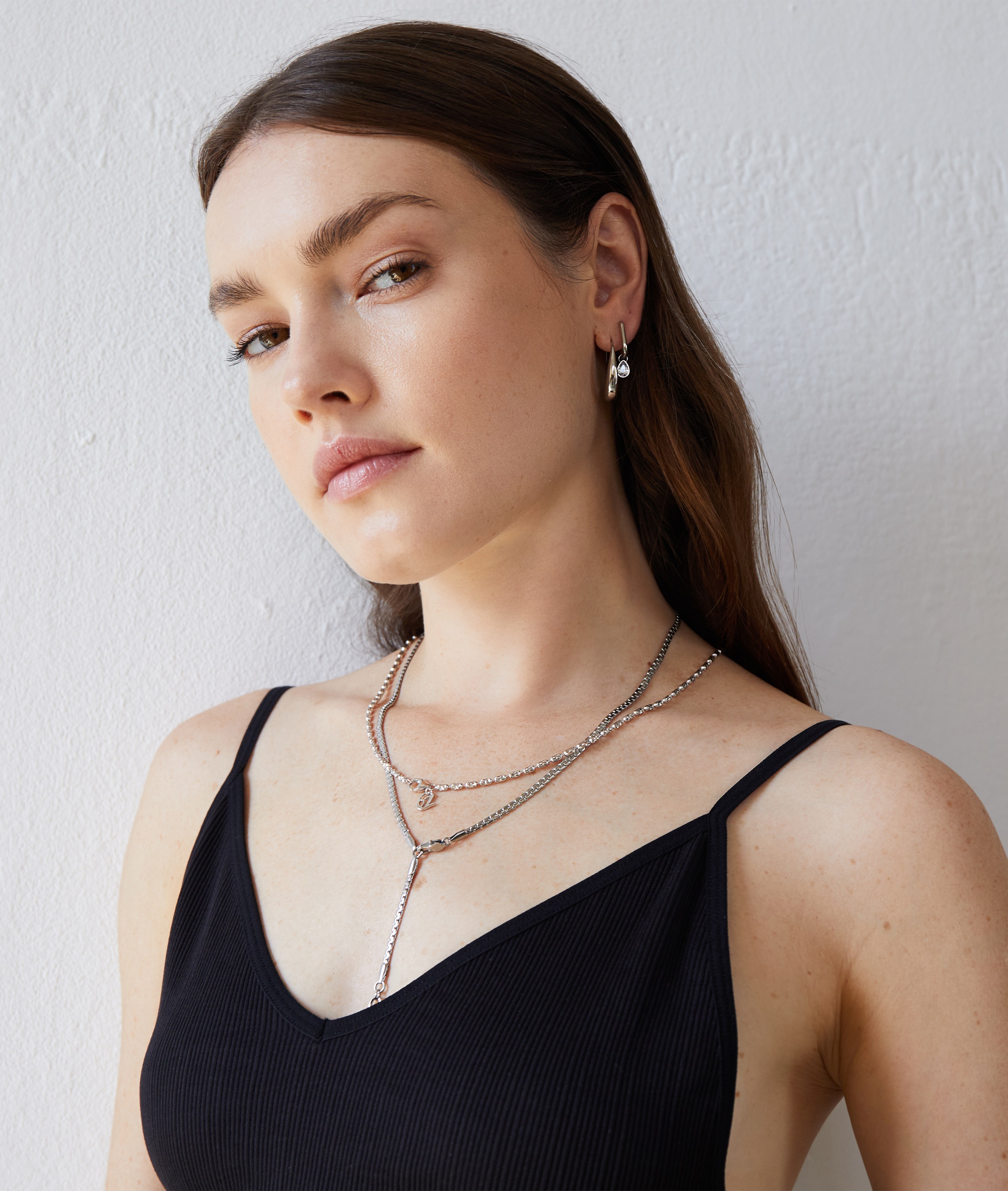 Echtzeit EJ-0010-N-45 Link Necklace Silver 50cm 3