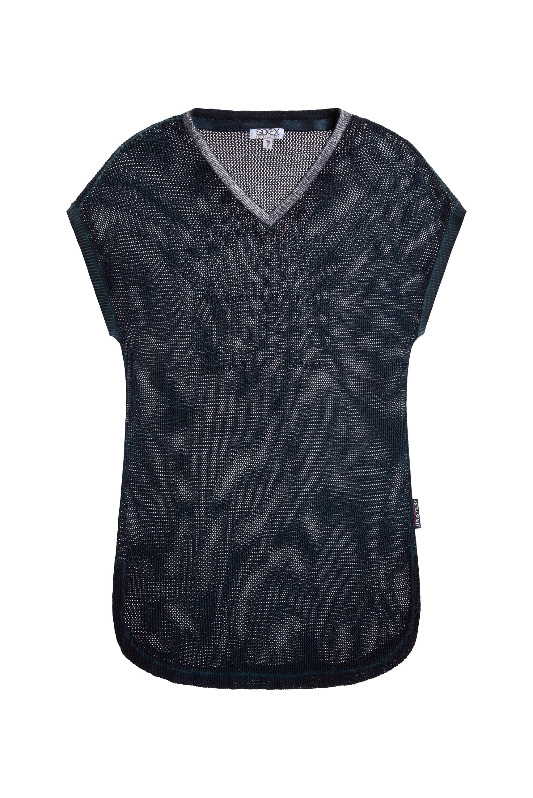 SOCCX V-Shirt mit Seitenschlitze