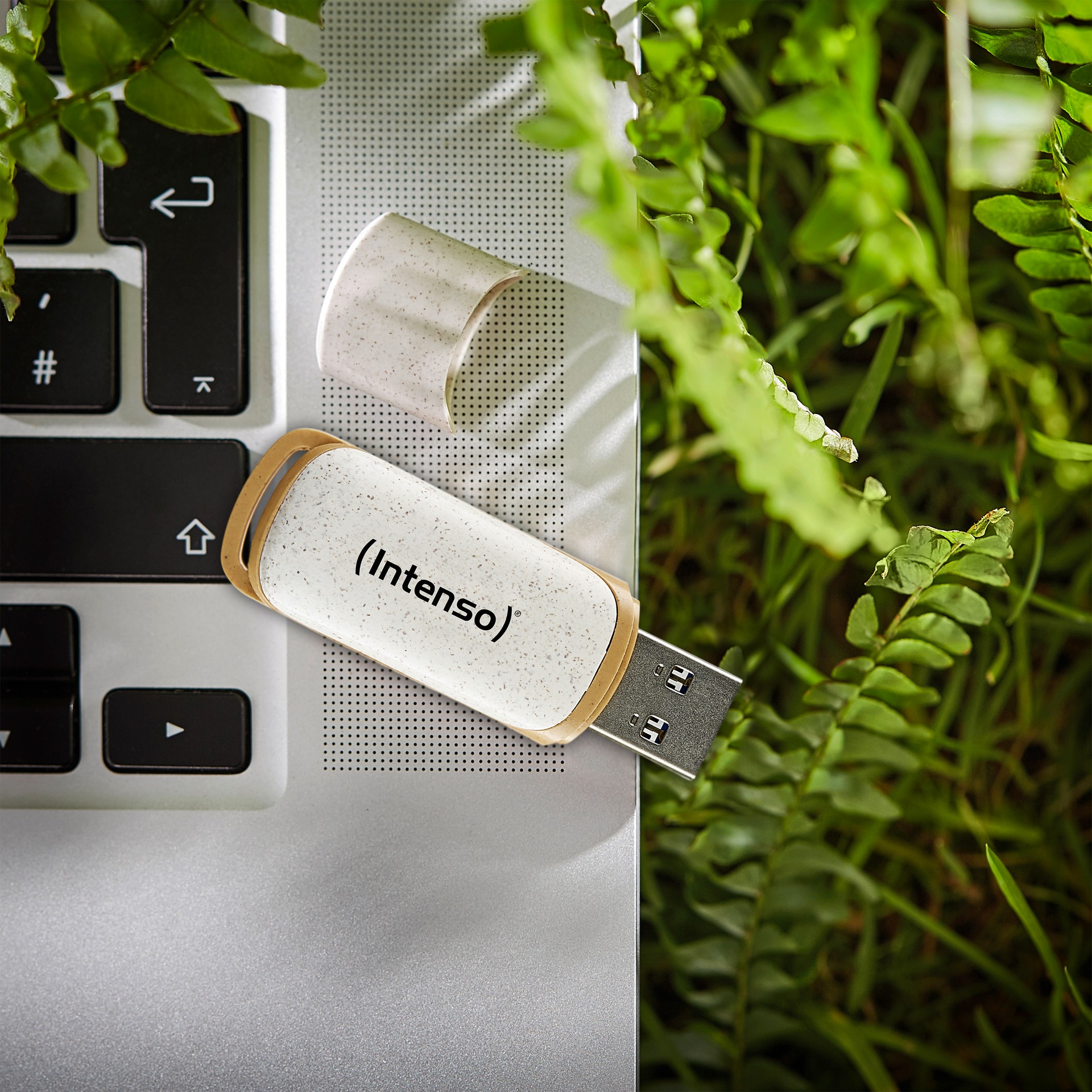 Intenso USB-Stick »Green Line 128 GB USB 3.2«, (USB 3.2 Lesegeschwindigkeit 70,00 MB/s)