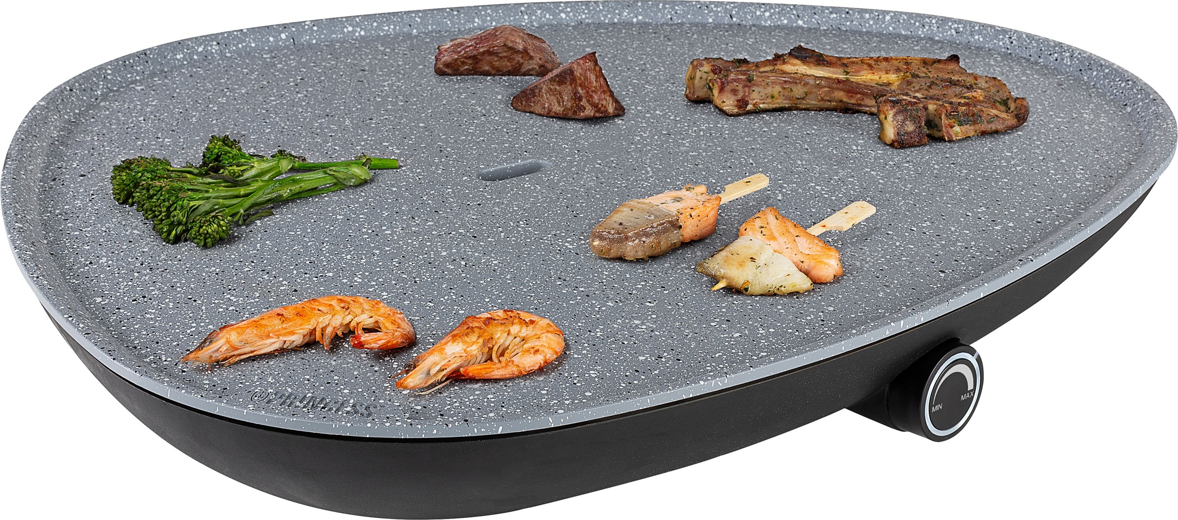 PRINCESS Tischgrill »Table Chef Dreiecksgrill 103250«, 2000 W, Terrazzo-Look